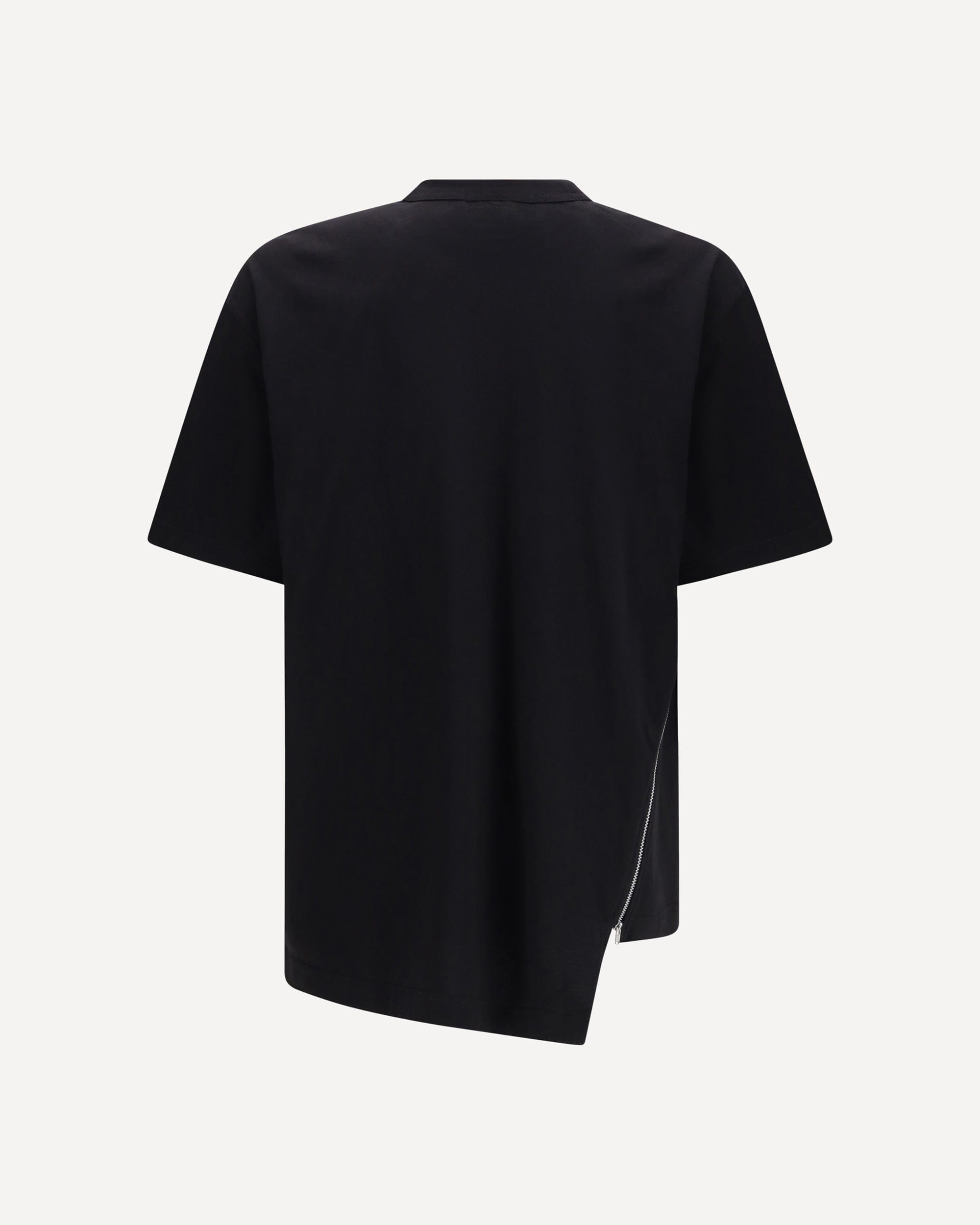 Comme Des Garçons Cotton T-Shirt With Side Zipper - alternate view