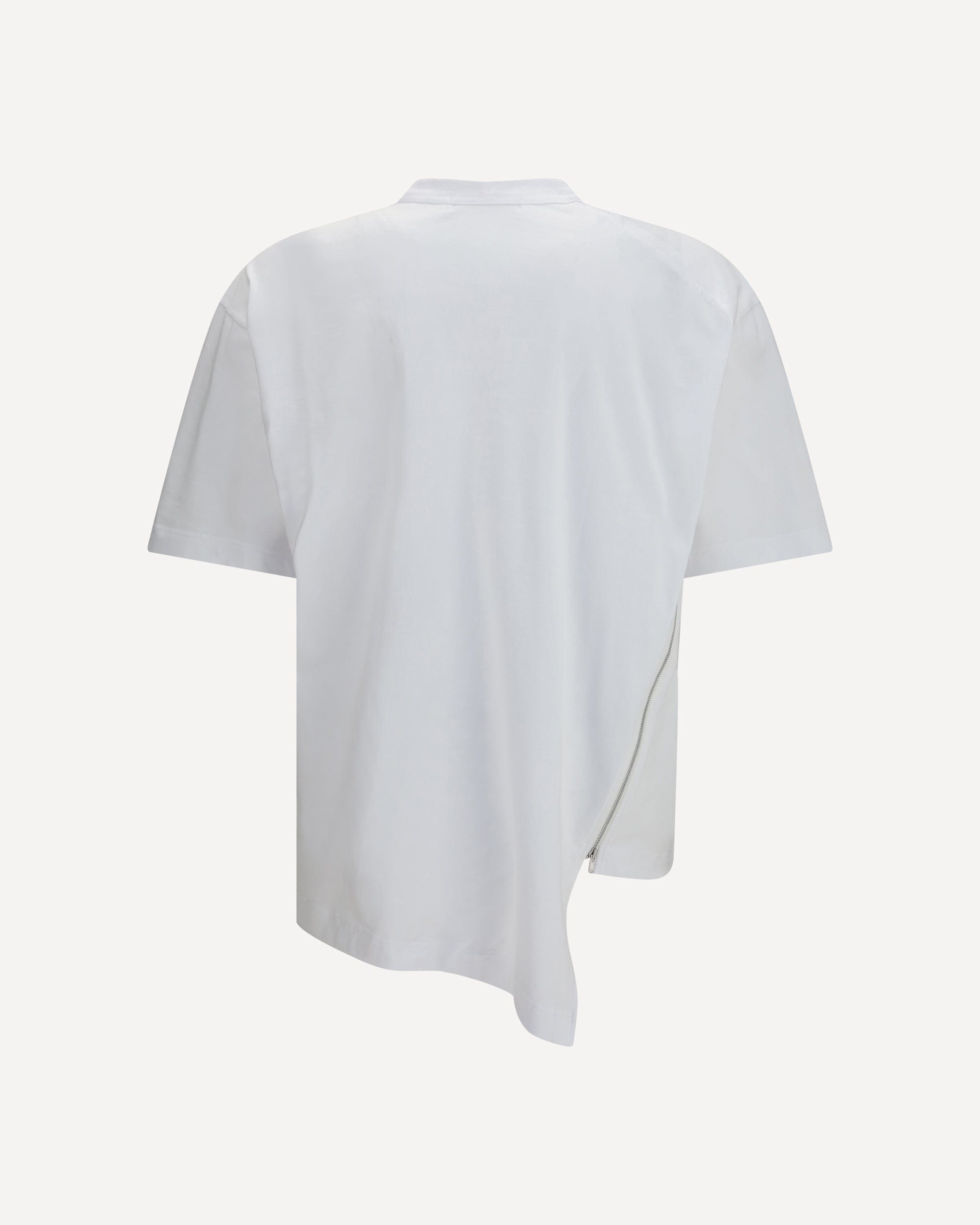 Comme Des Garçons Cotton T-Shirt With Side Zipper - alternate view