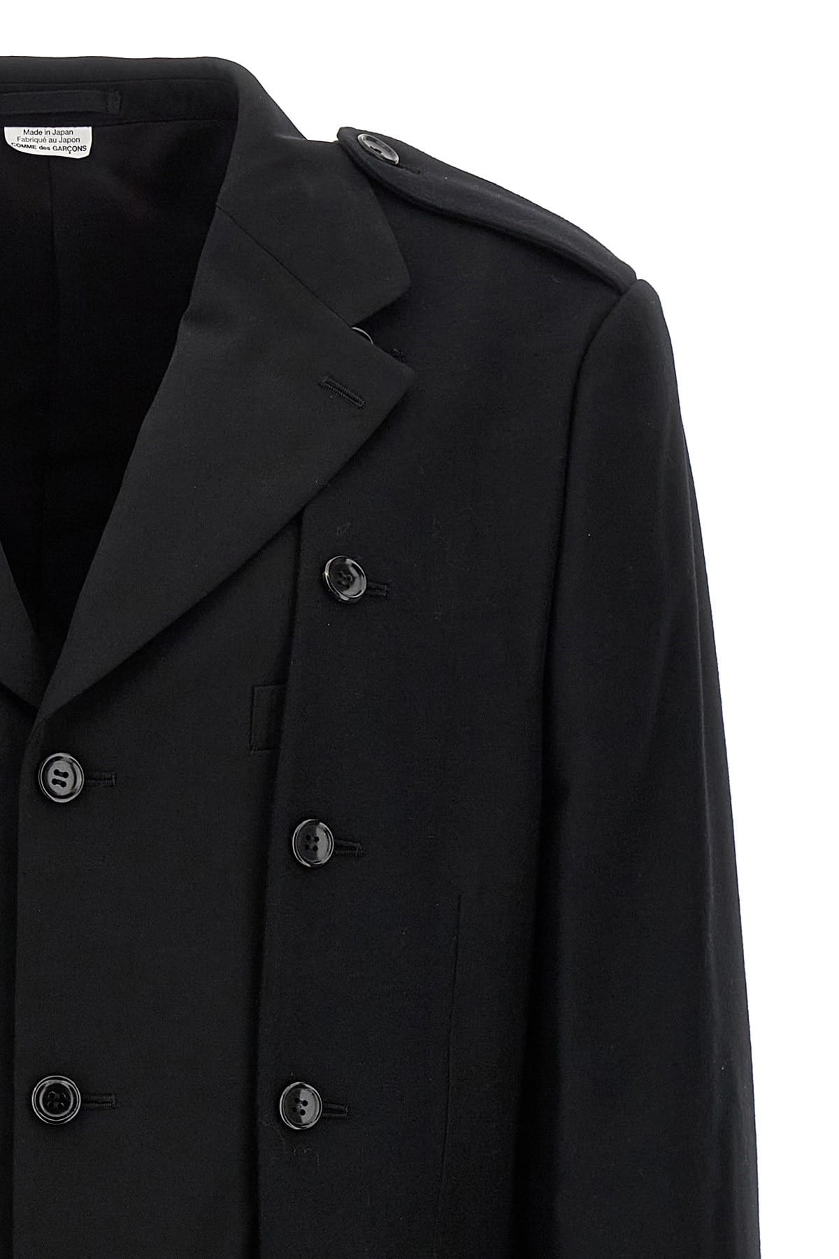 Comme Des Garçons Comme Des Garçons Double Layer Blazer Coat