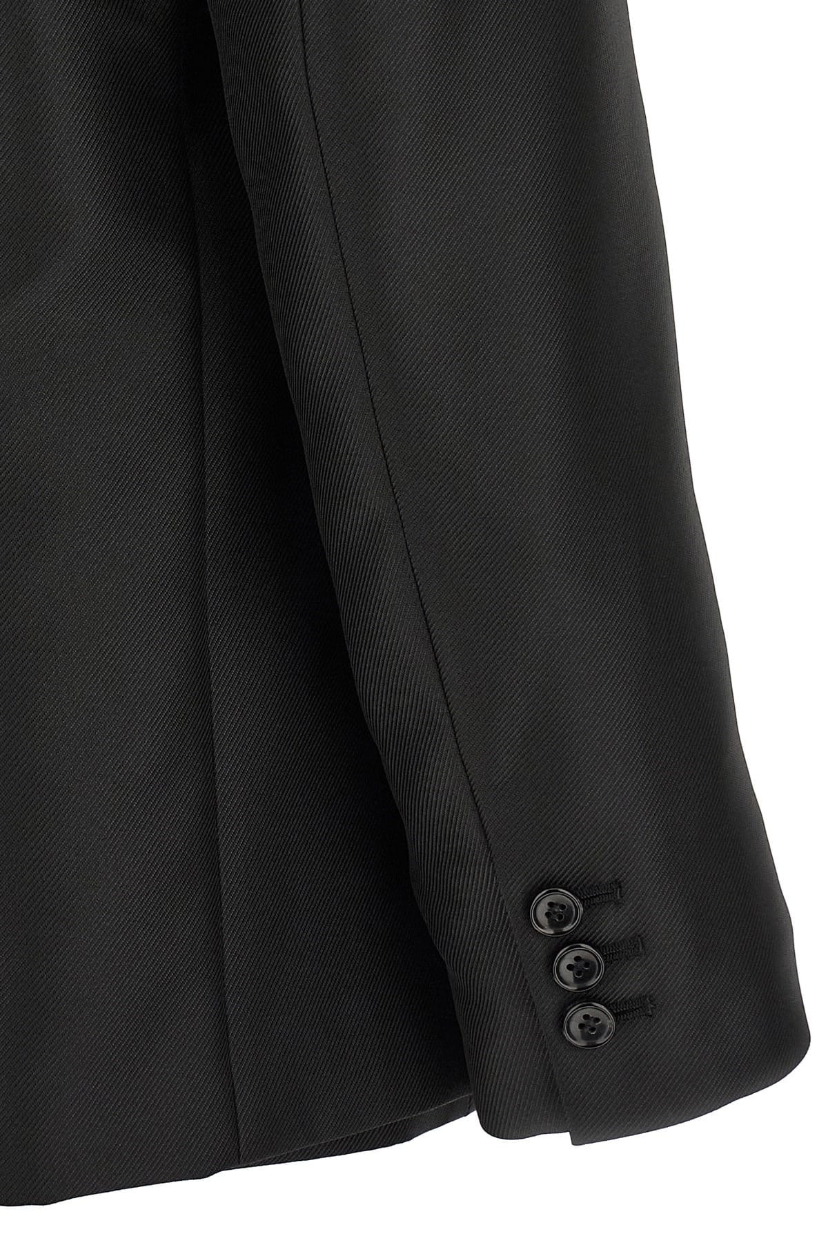 Comme Des Garçons Comme Des Garçons Double Layer Effect Blazer
