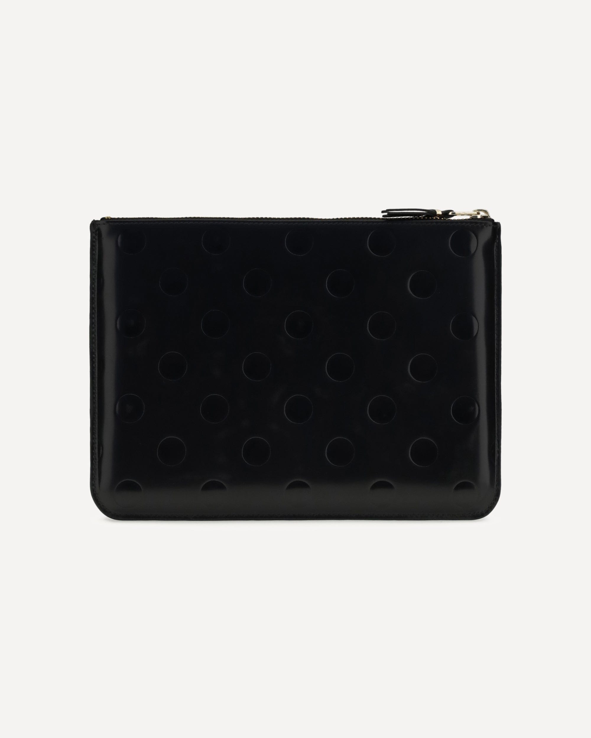 Embossed Polka-Dot Pouch - alternate view