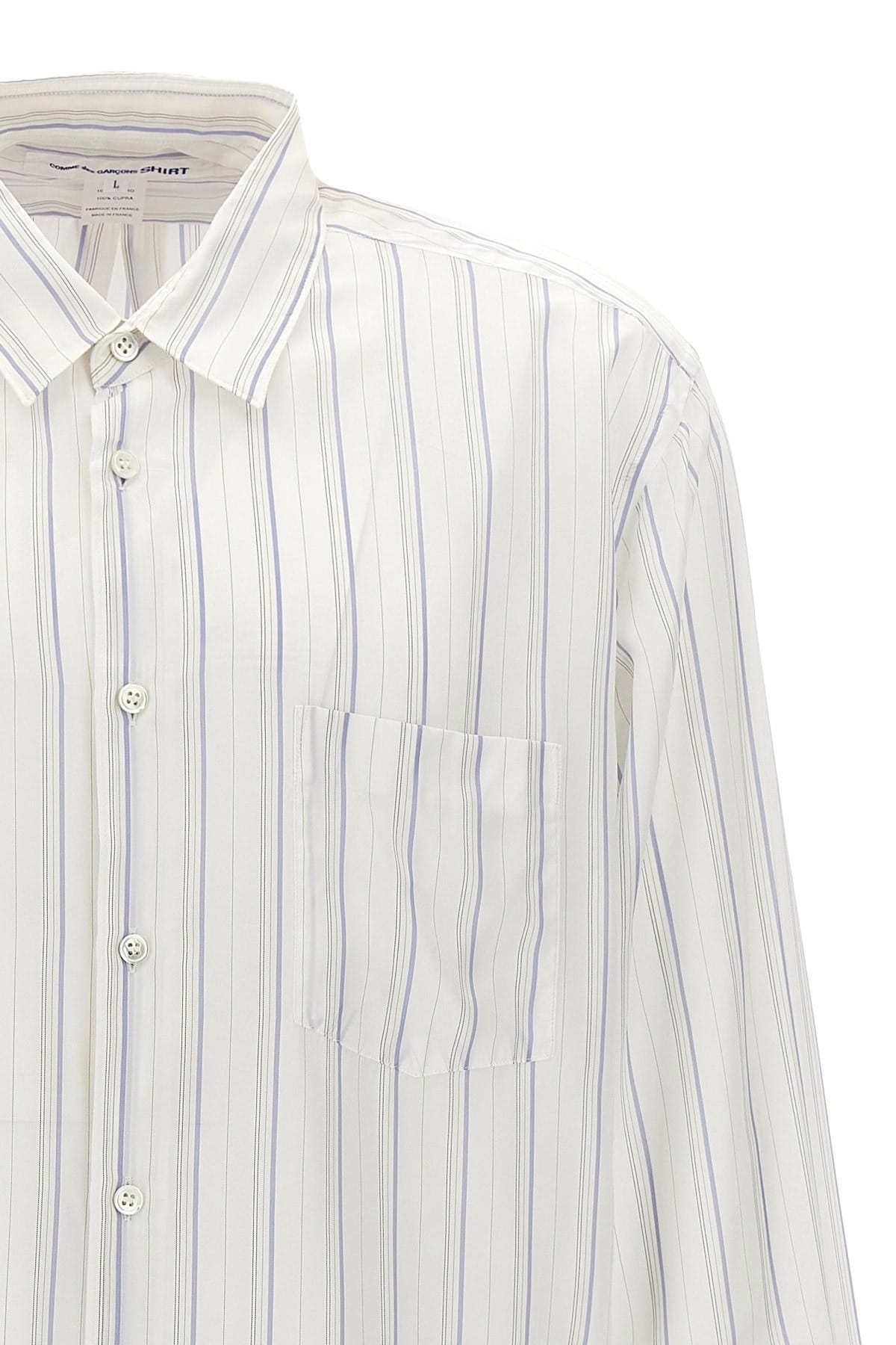 Comme Des Garçons Comme Des Garçons Forever Striped Cupro Shirt