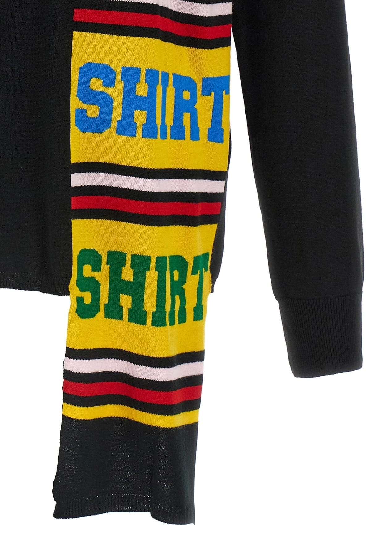Comme Des Garçons Comme Des Garçons Intarsia Crew Neck Sweater