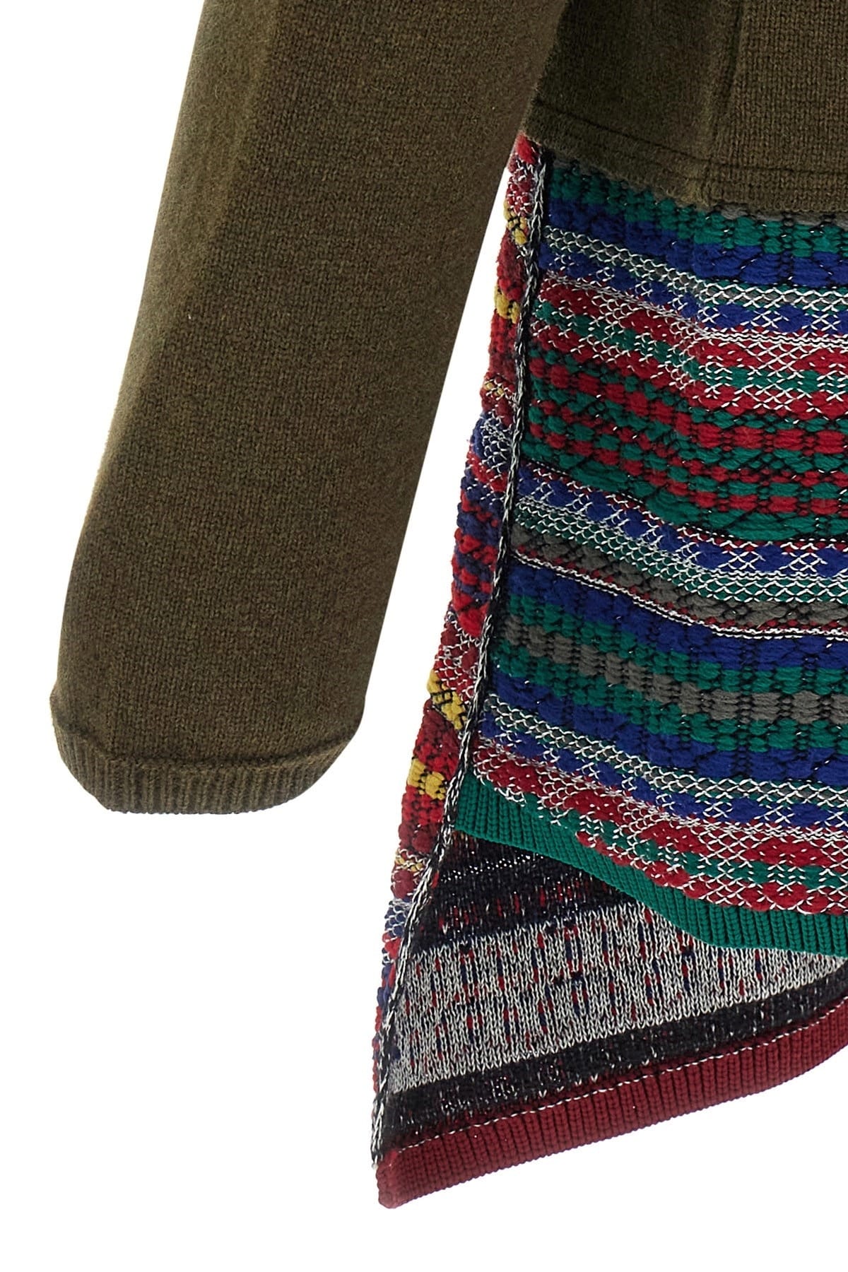 Comme Des Garçons Comme Des Garçons Jacquard Insert Cardigan