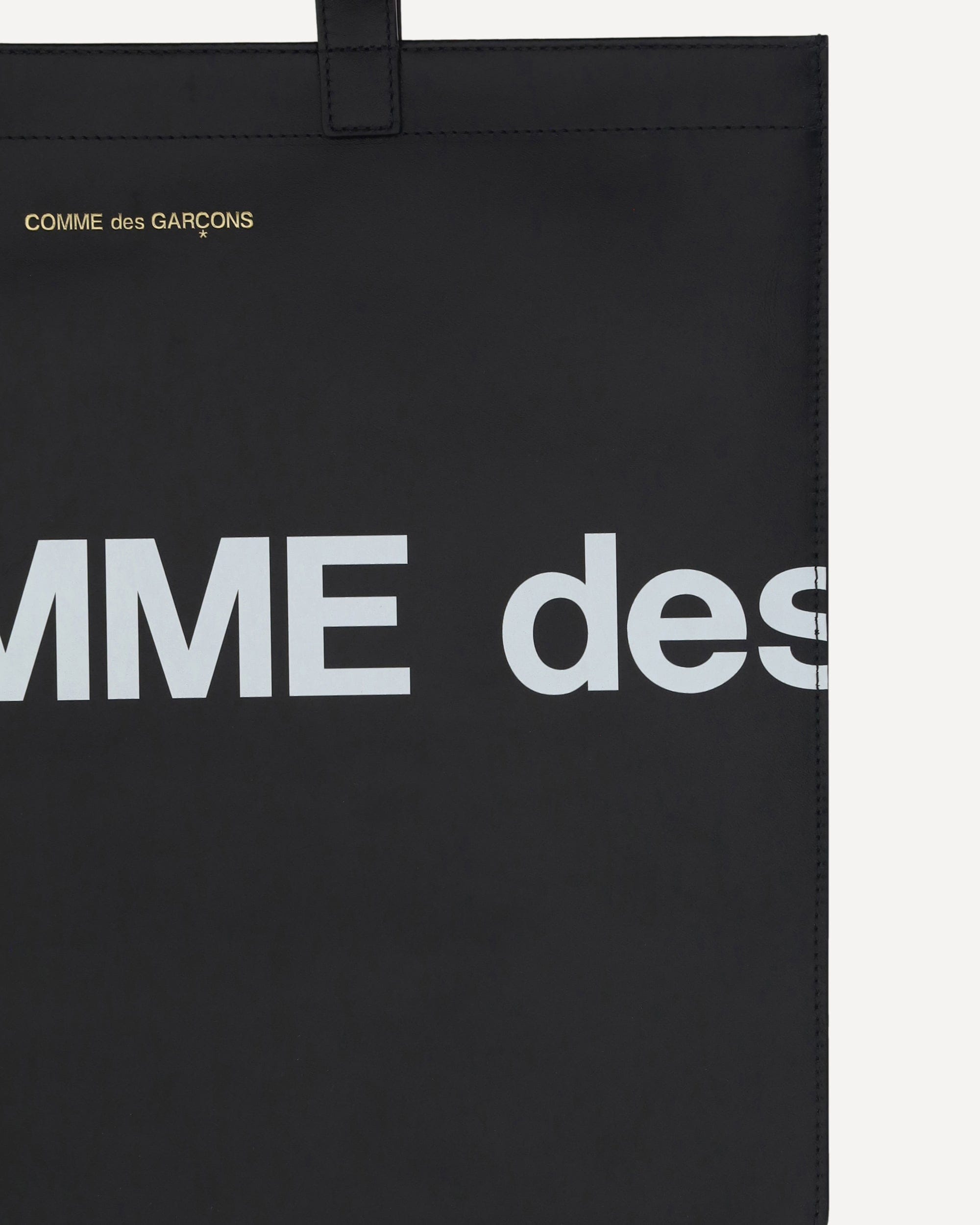 Comme Des Garçons Leather Shopping Tote Bag