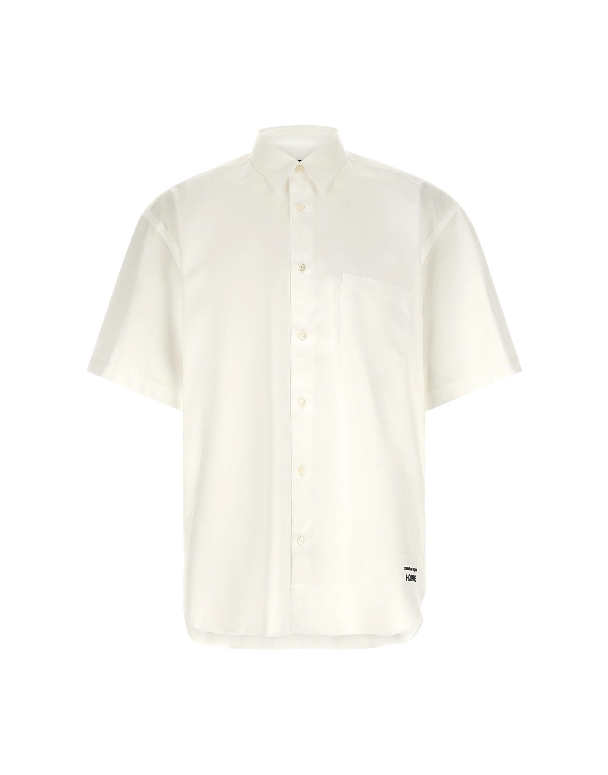 Comme Des Garçons Comme Des Garçons Logo Embroidery Poplin Shirt