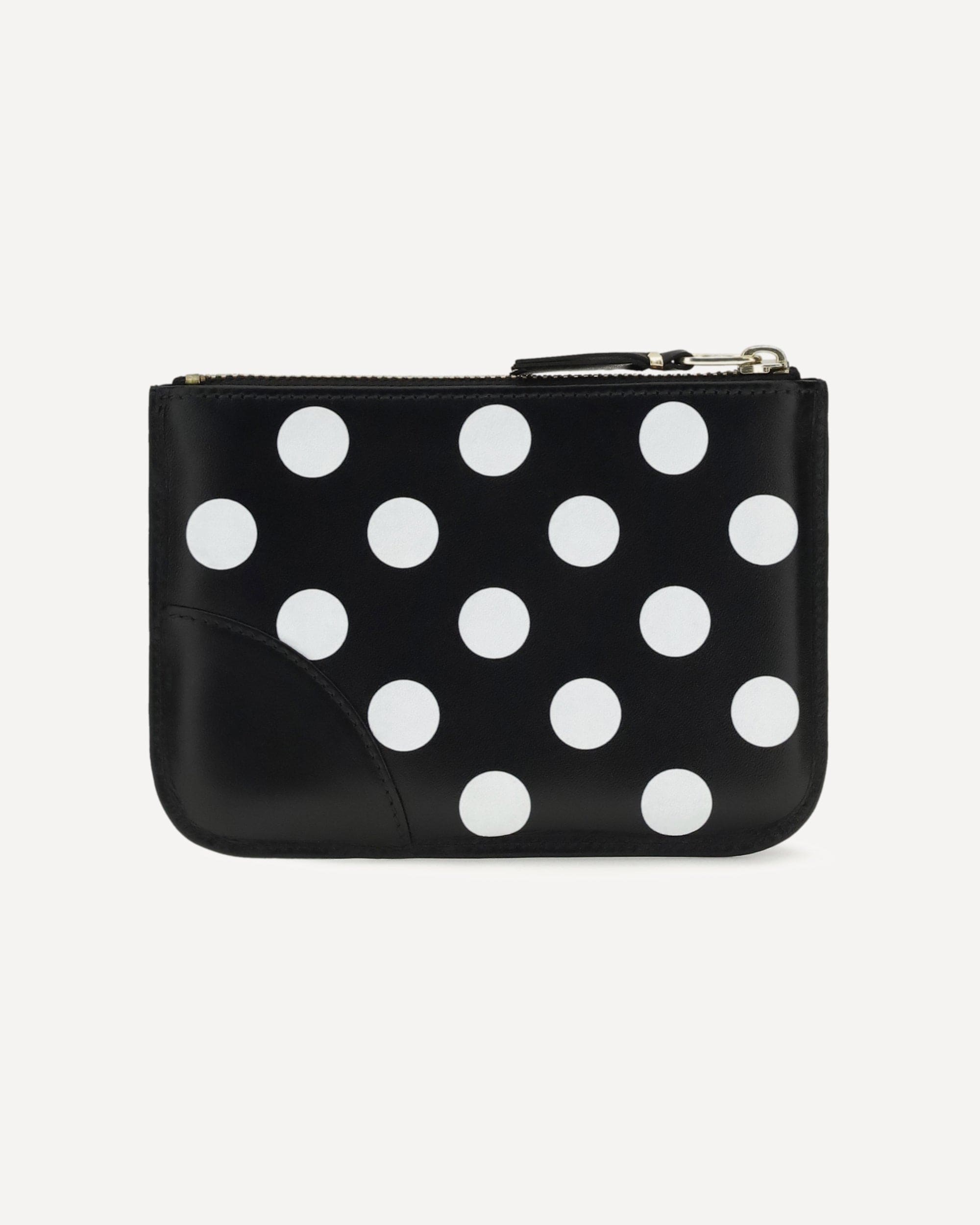 Polka-Dot Leather Coin Purse - alternate view