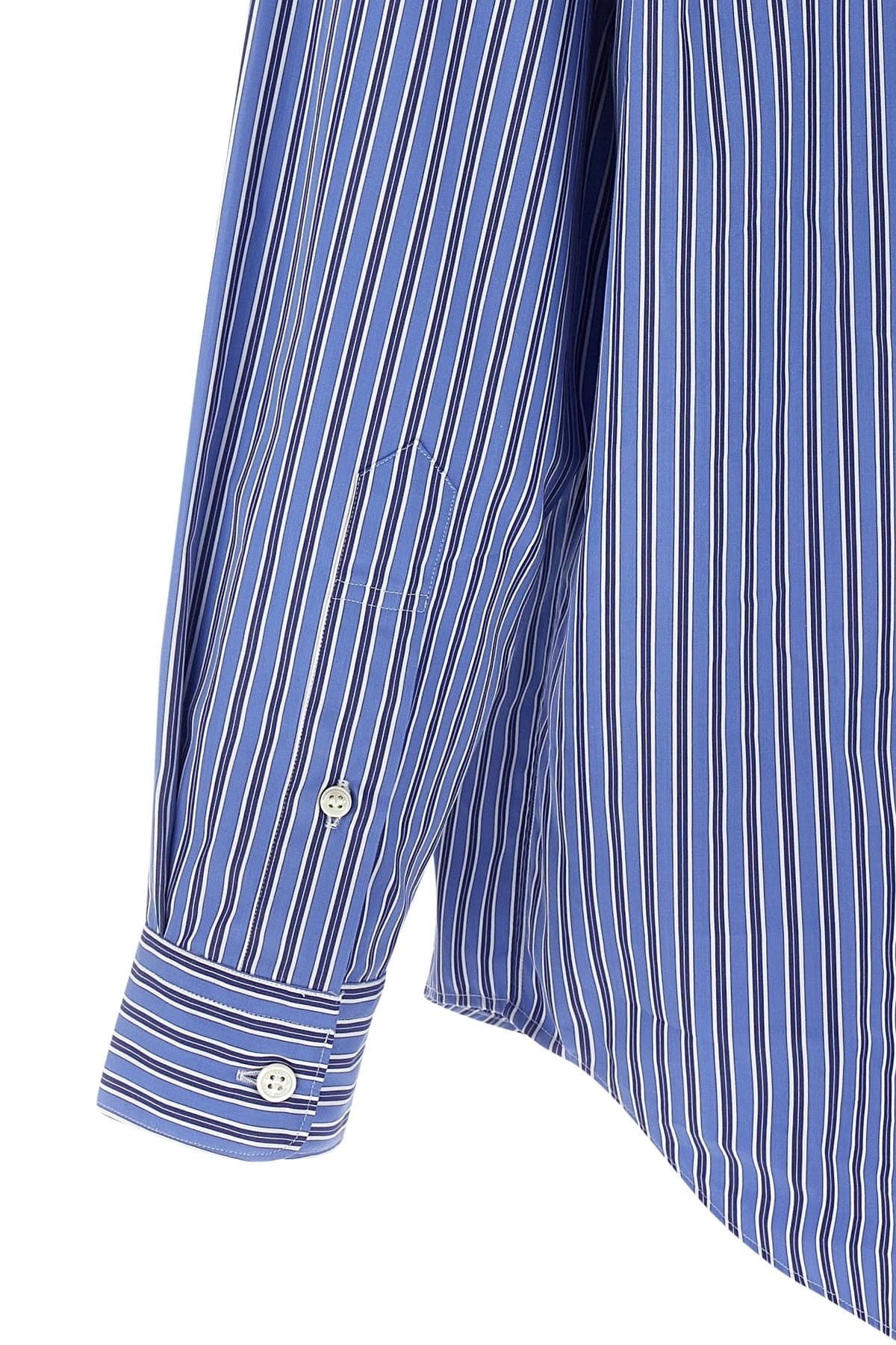 Comme Des Garçons Comme Des Garçons Patch Striped Shirt