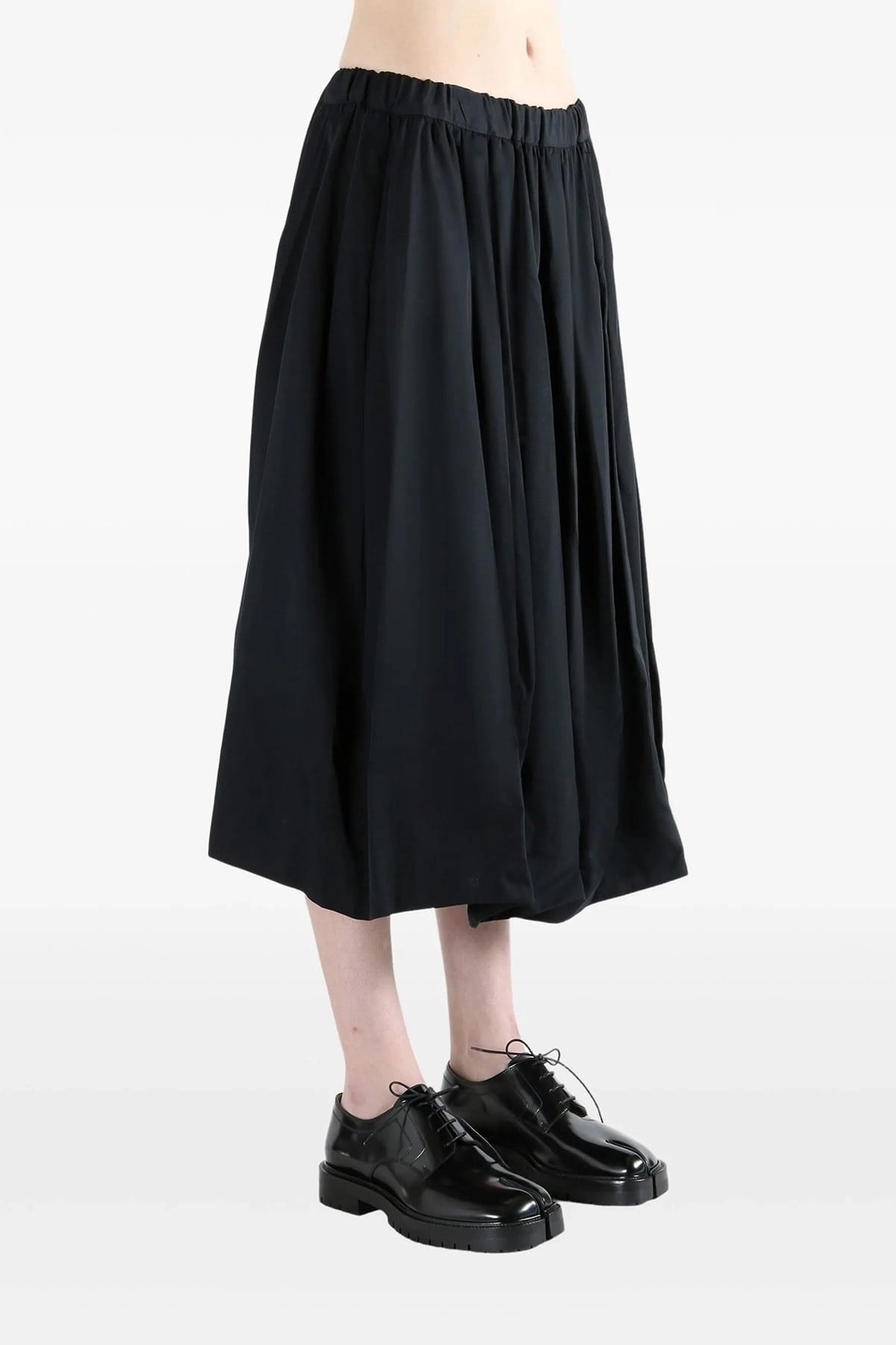 Comme Des Garçons Comme Des Garçons Pleated Wool Maxi Skirt