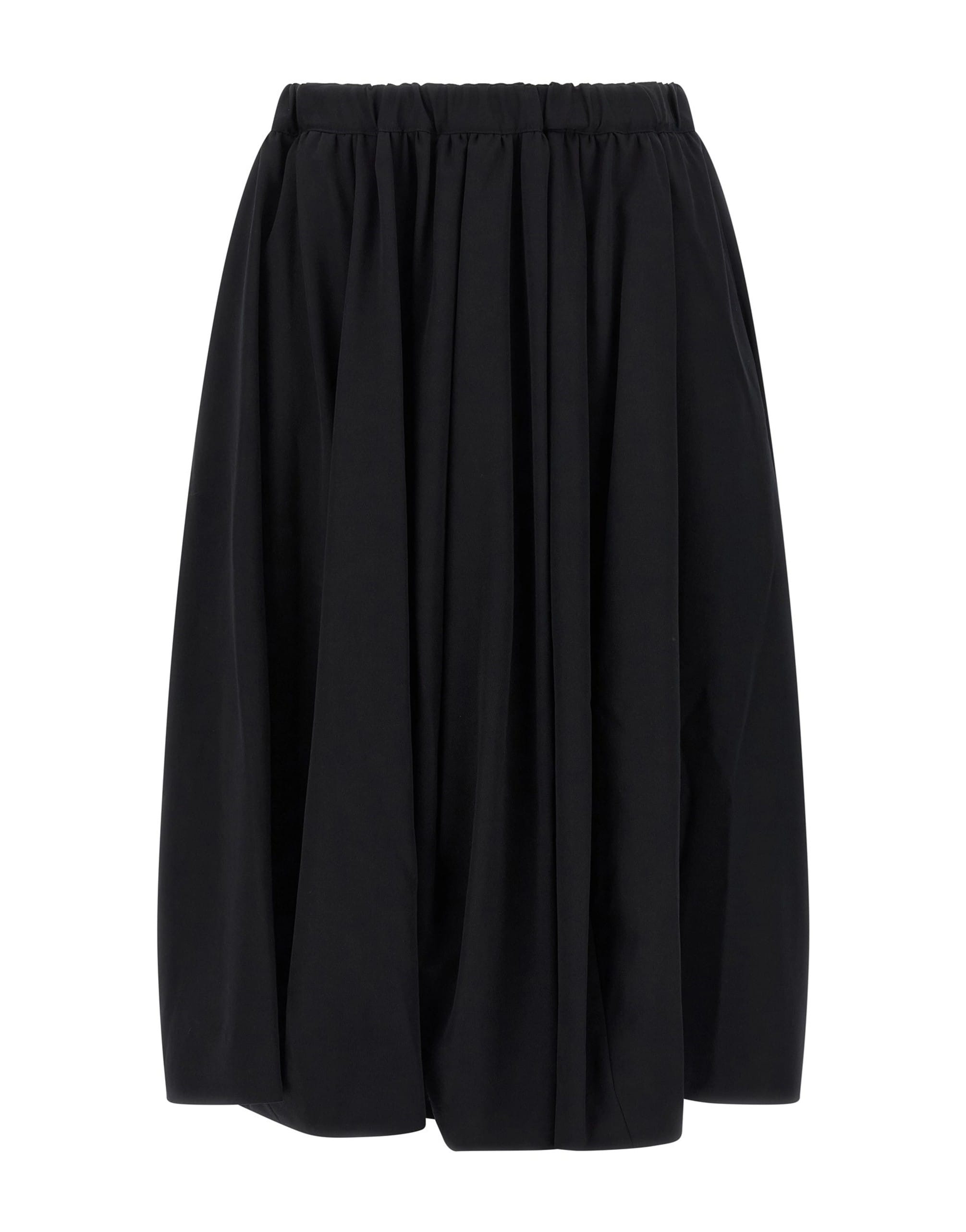 Comme Des Garçons Comme Des Garçons Pleated Wool Maxi Skirt