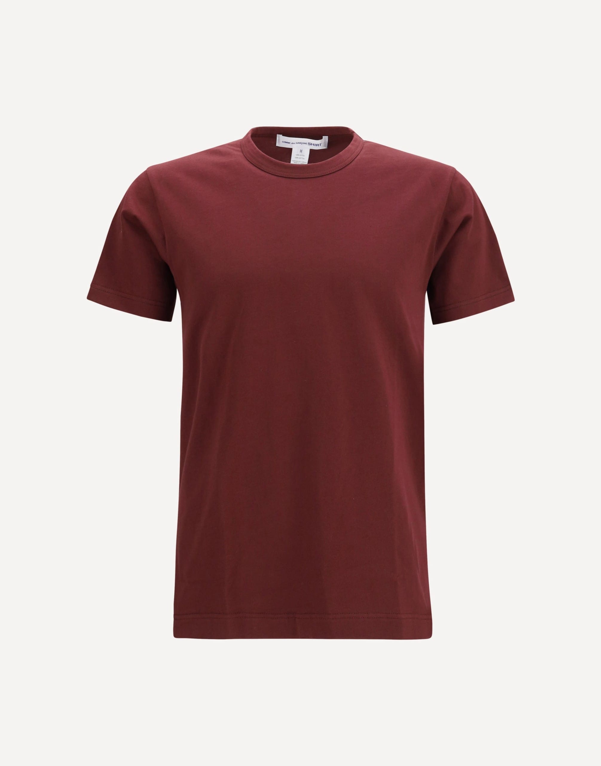 Comme Des Garçons Short-Sleeved Cotton Crewneck T-Shirt