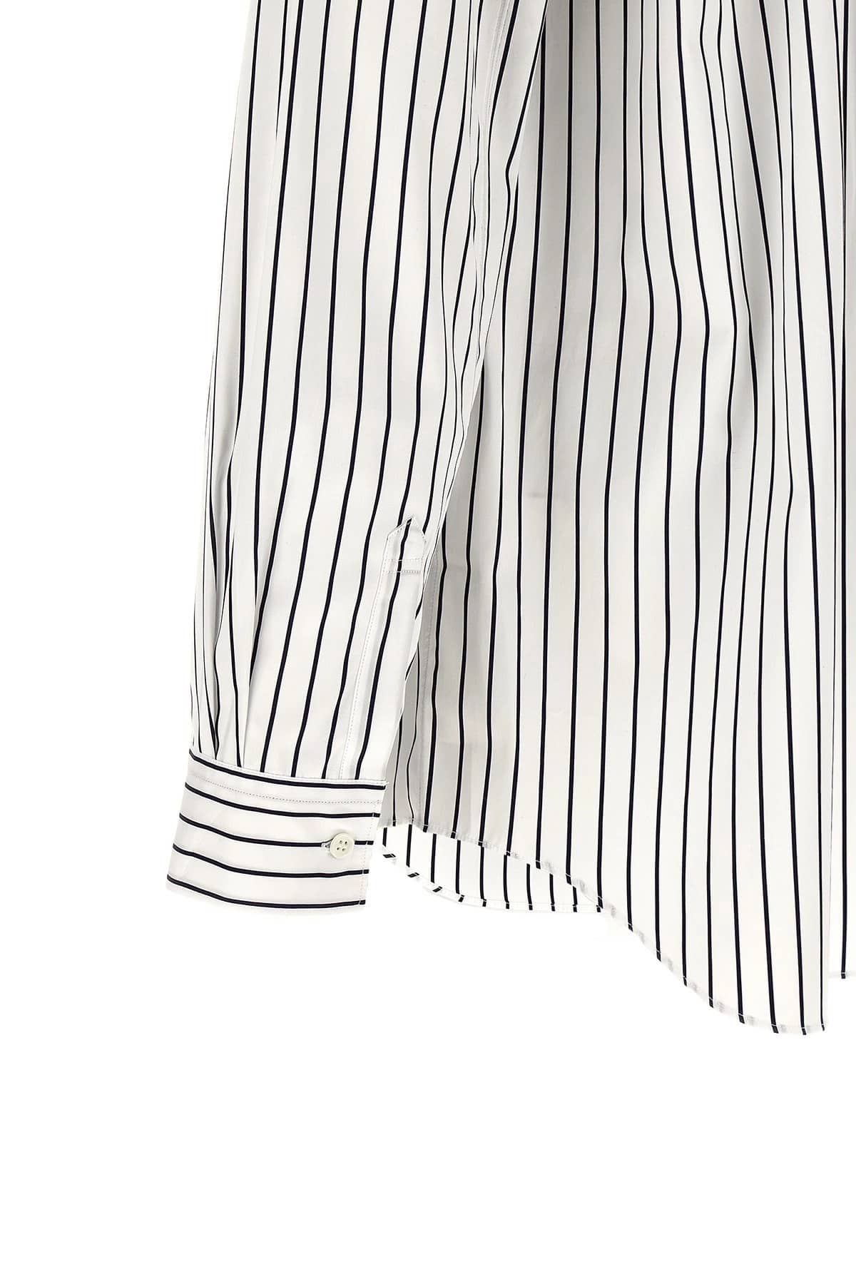 Comme Des Garçons Comme Des Garçons Striped Cotton Poplin Shirt