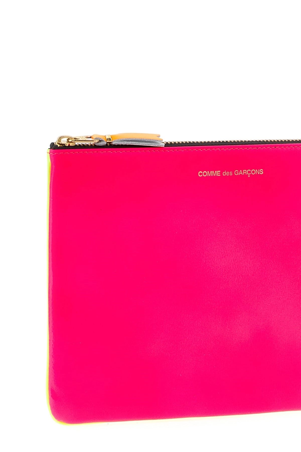 Comme Des Garçons Comme Des Garçons Super Fluo Leather Wallet