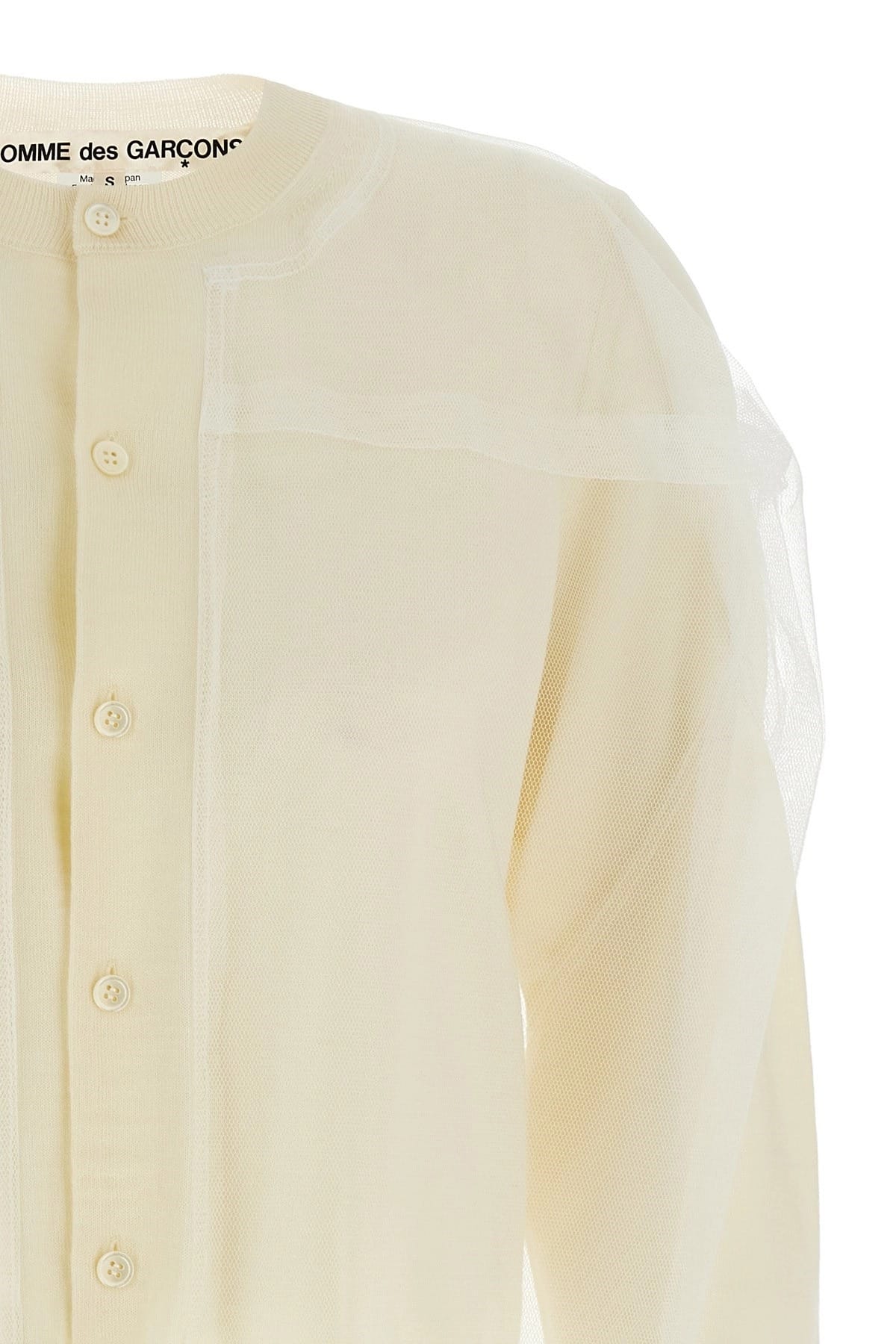Comme Des Garçons Comme Des Garçons Tulle Cardigan