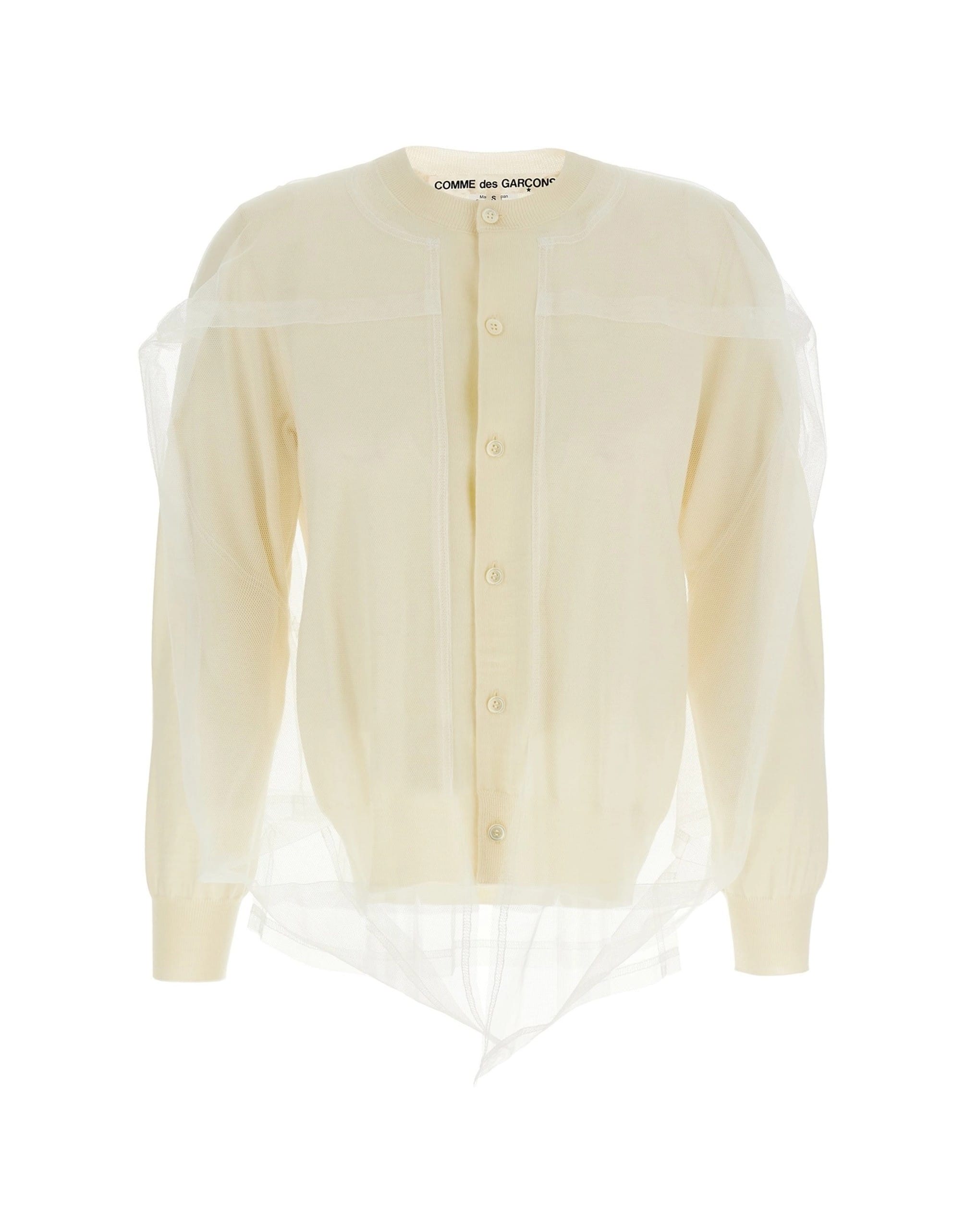 Comme Des Garçons Comme Des Garçons Tulle Cardigan