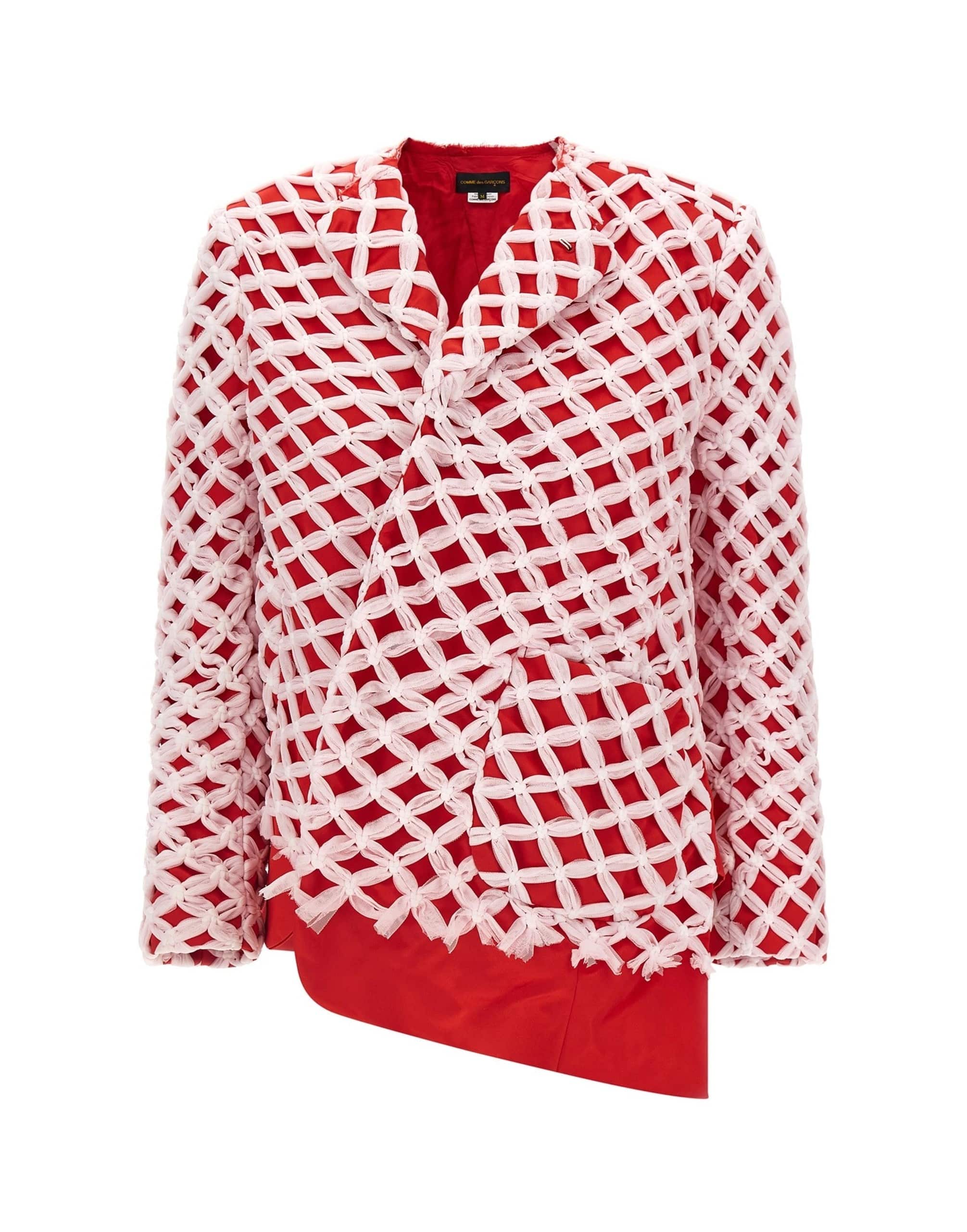 Comme Des Garçons Comme Des Garçons Tulle Weave Blazer