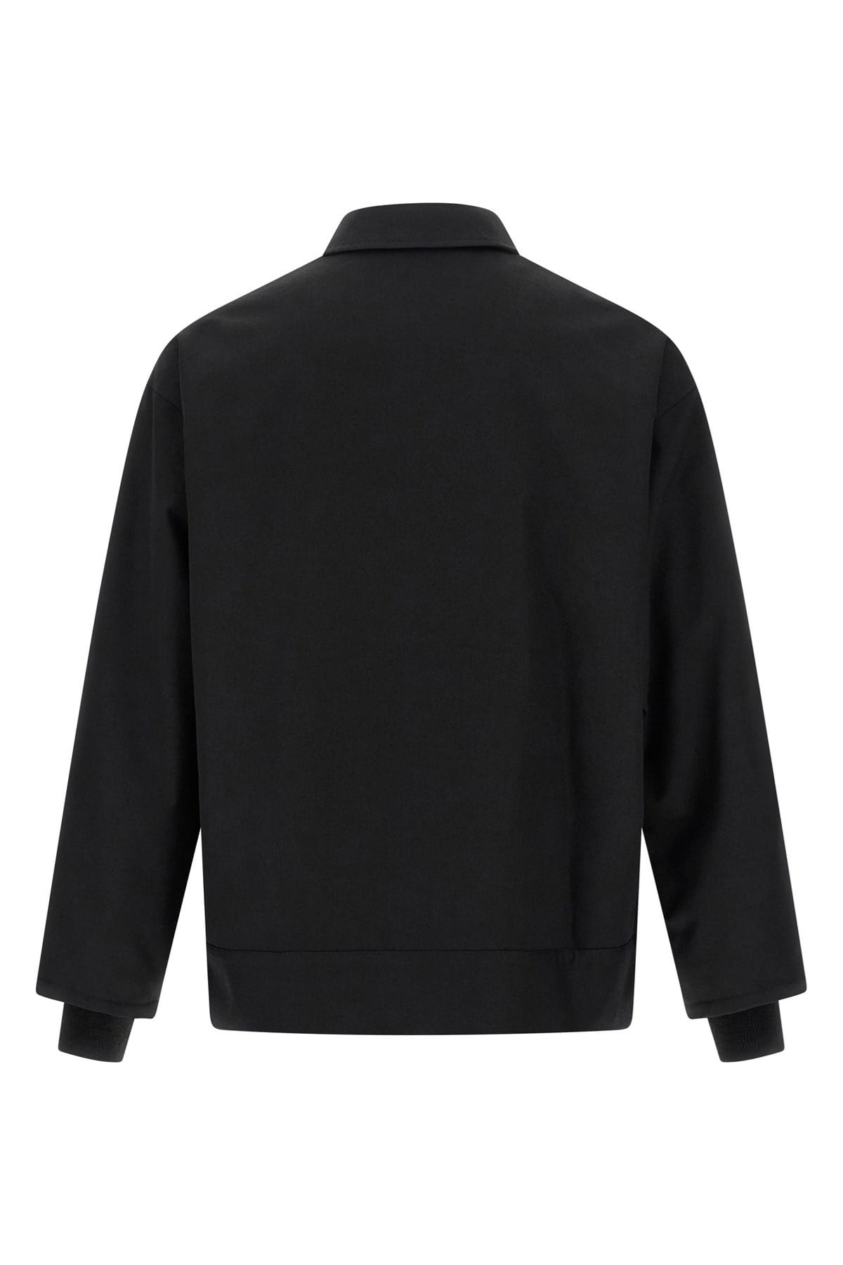 Comme Des Garçons Sobrecamisa de mezcla de lana - alternate view