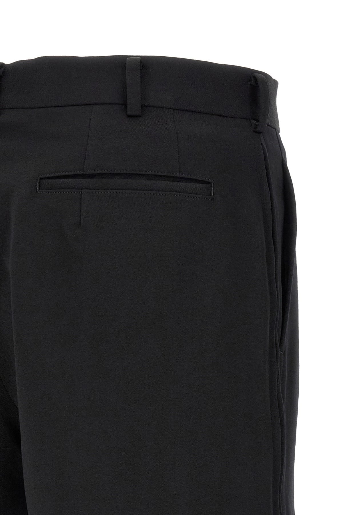 Comme Des Garçons Comme Des Garçons Wool Zip Bermuda Shorts