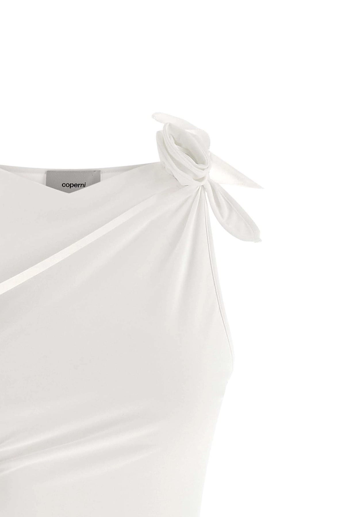 Coperni Coperni Asymmetric Flower Dress