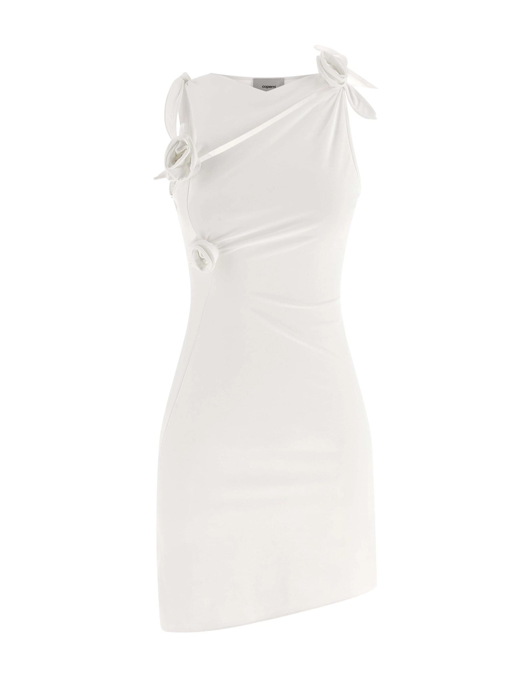 Coperni Coperni Asymmetric Flower Dress