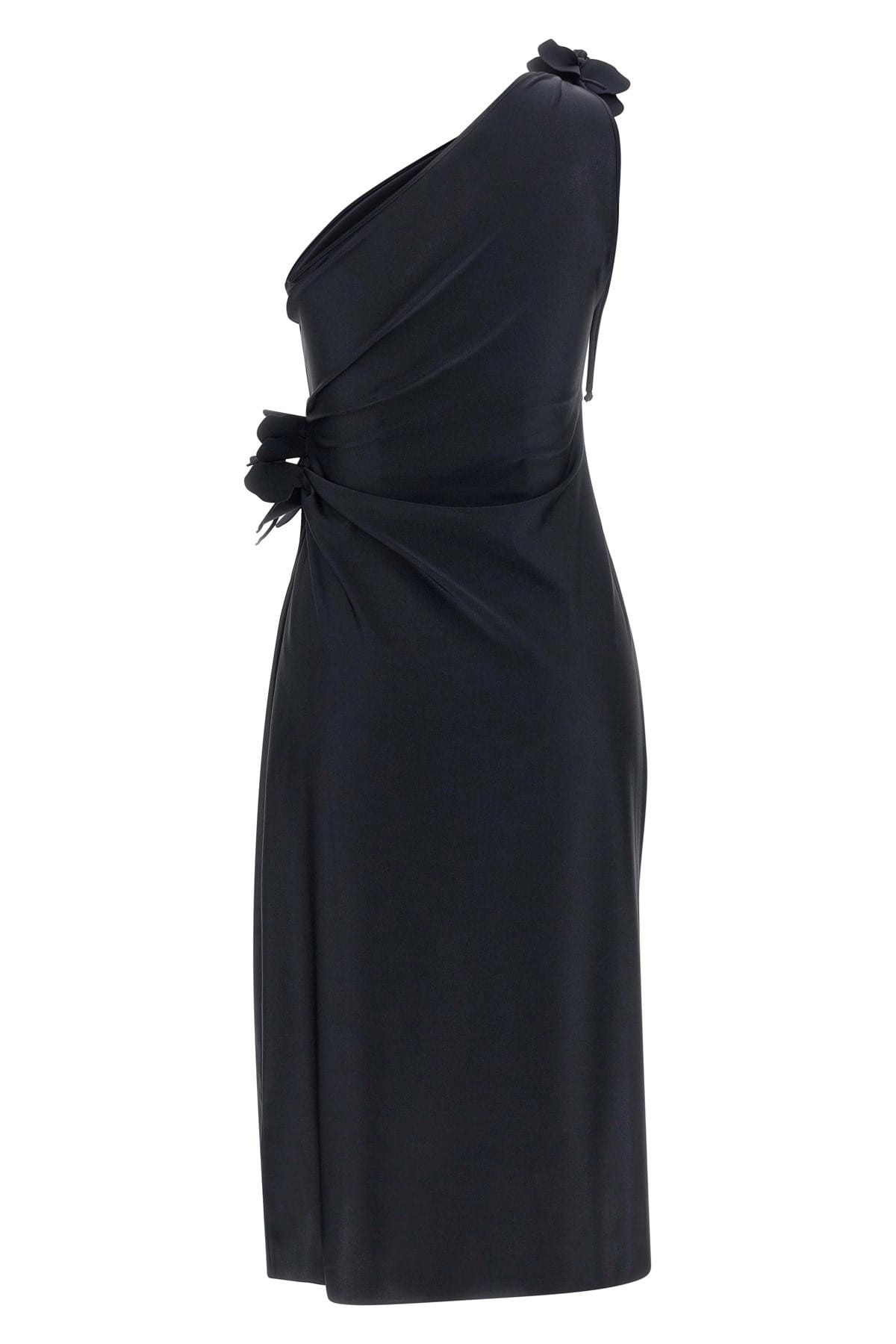 Coperni Coperni Asymmetric Mini Flower Dress