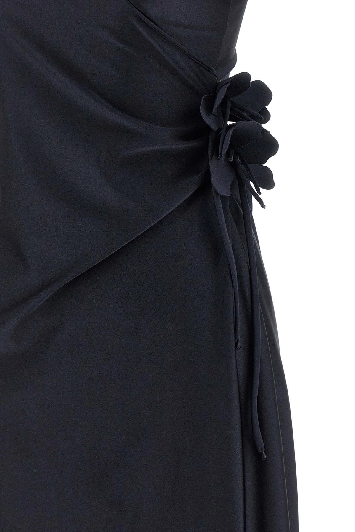 Coperni Asymmetric Mini Flower Dress