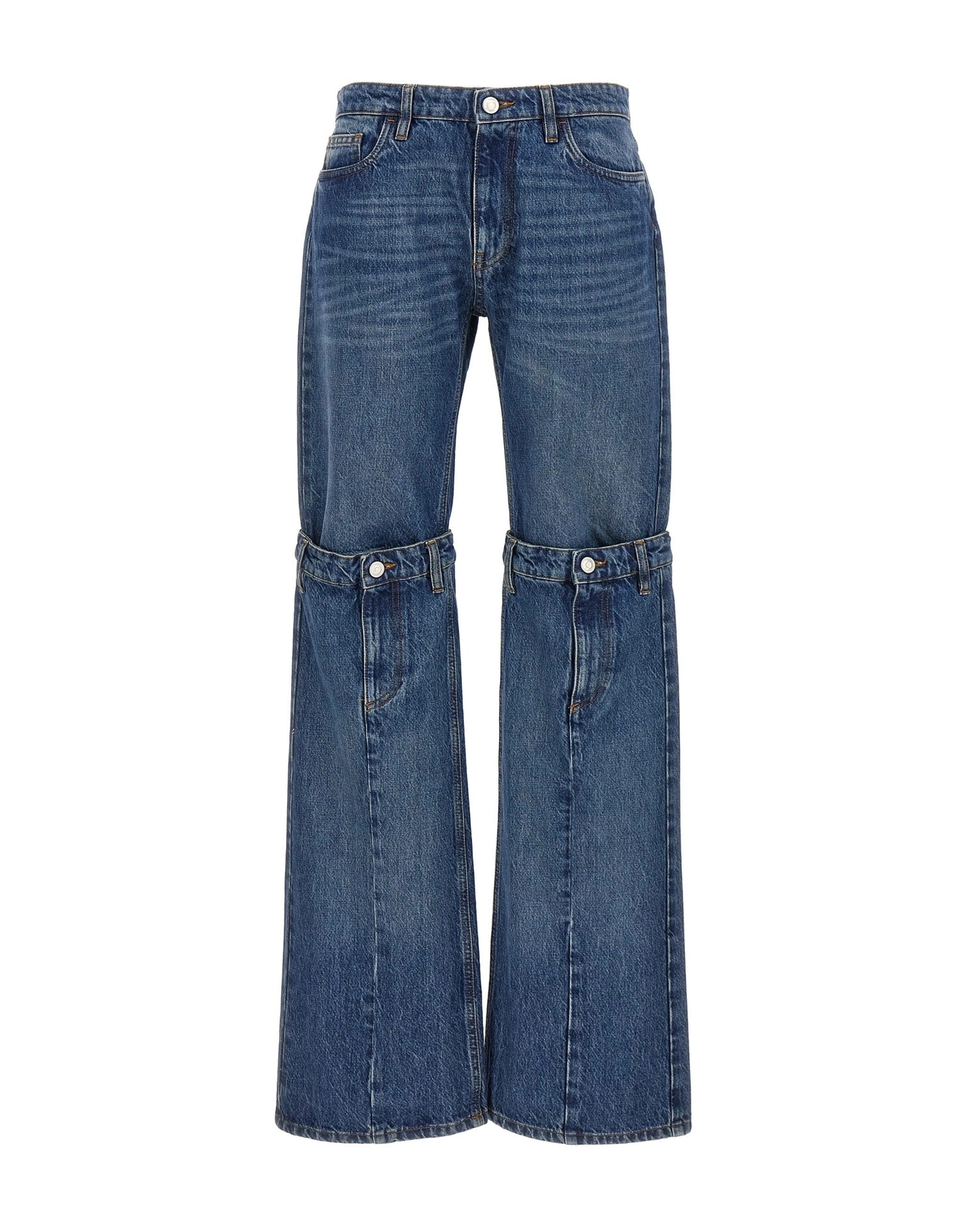Coperni Coperni Open Knee Wide-Leg Jeans