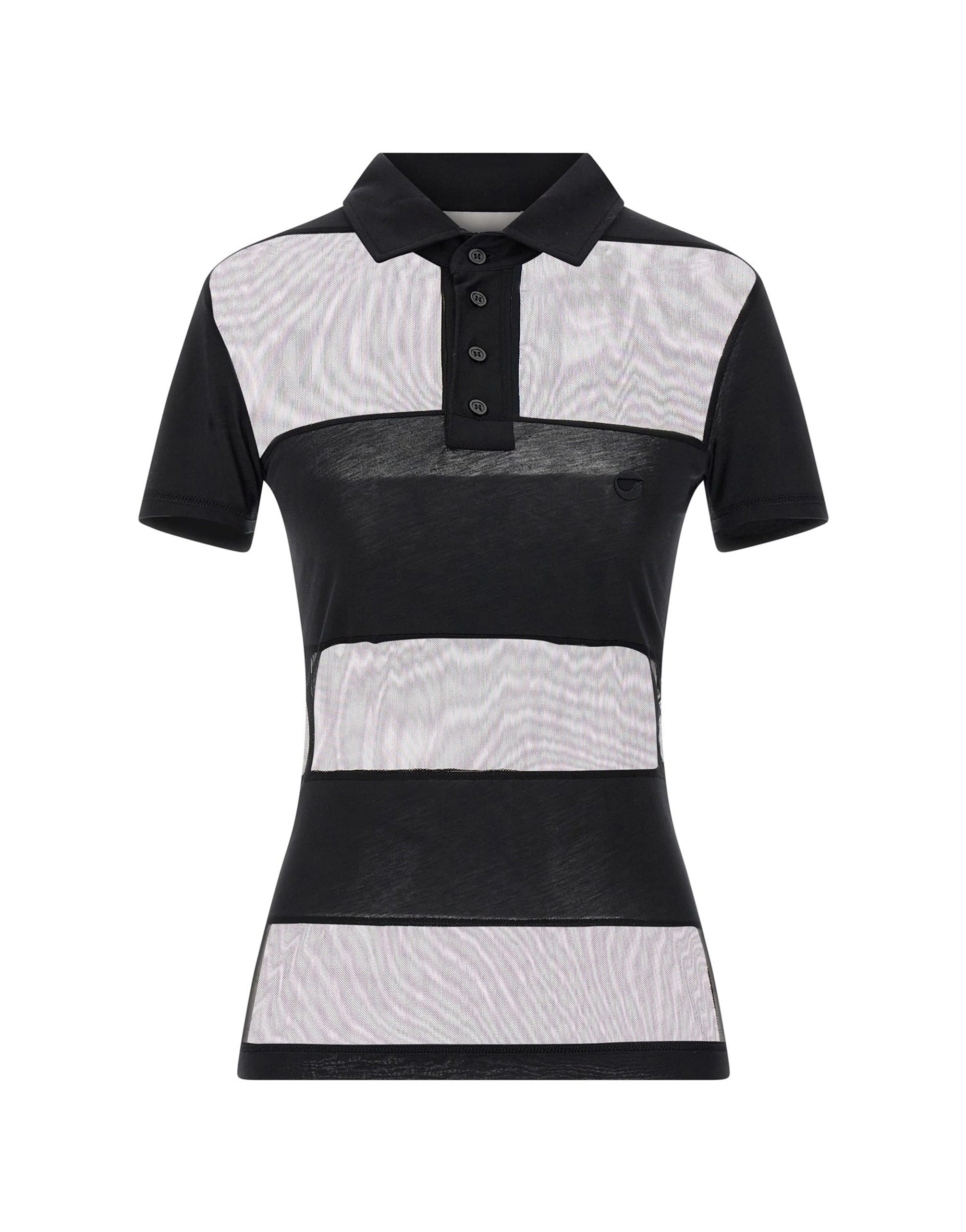 Coperni Coperni Sheer Striped Polo Shirt