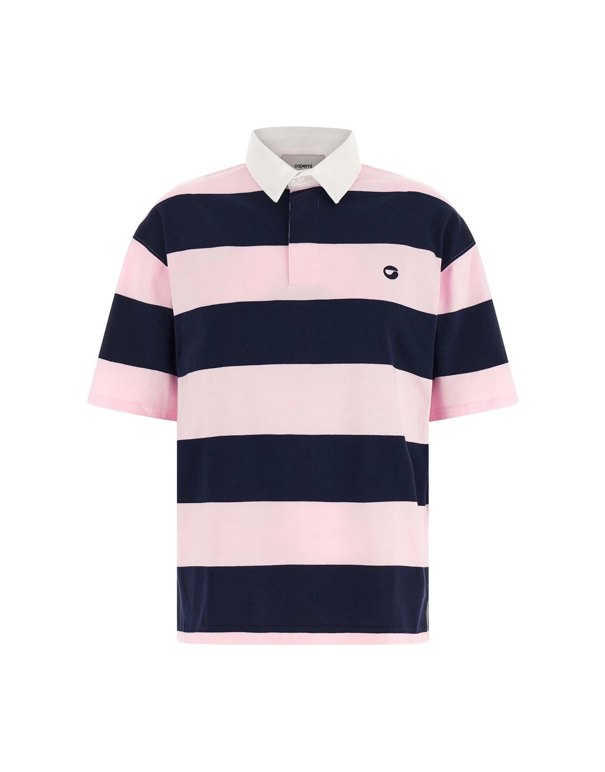 Coperni Coperni Striped Cotton Polo Shirt