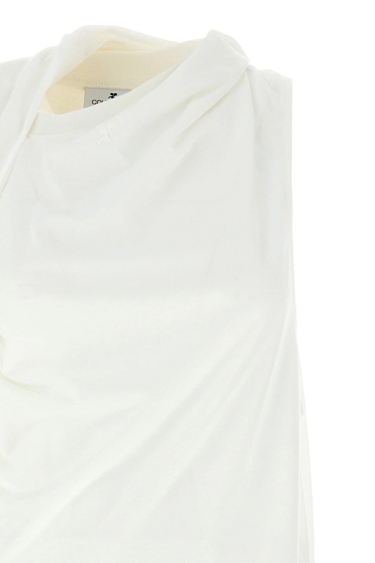 Courrèges Courrèges Asymetrique Off Shoulder T-Shirt