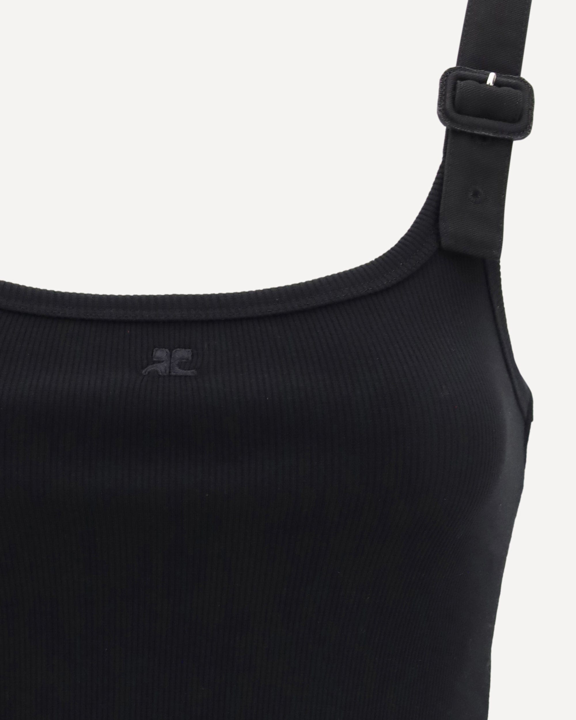 Courrèges Buckle 90’s Rib Tank Top