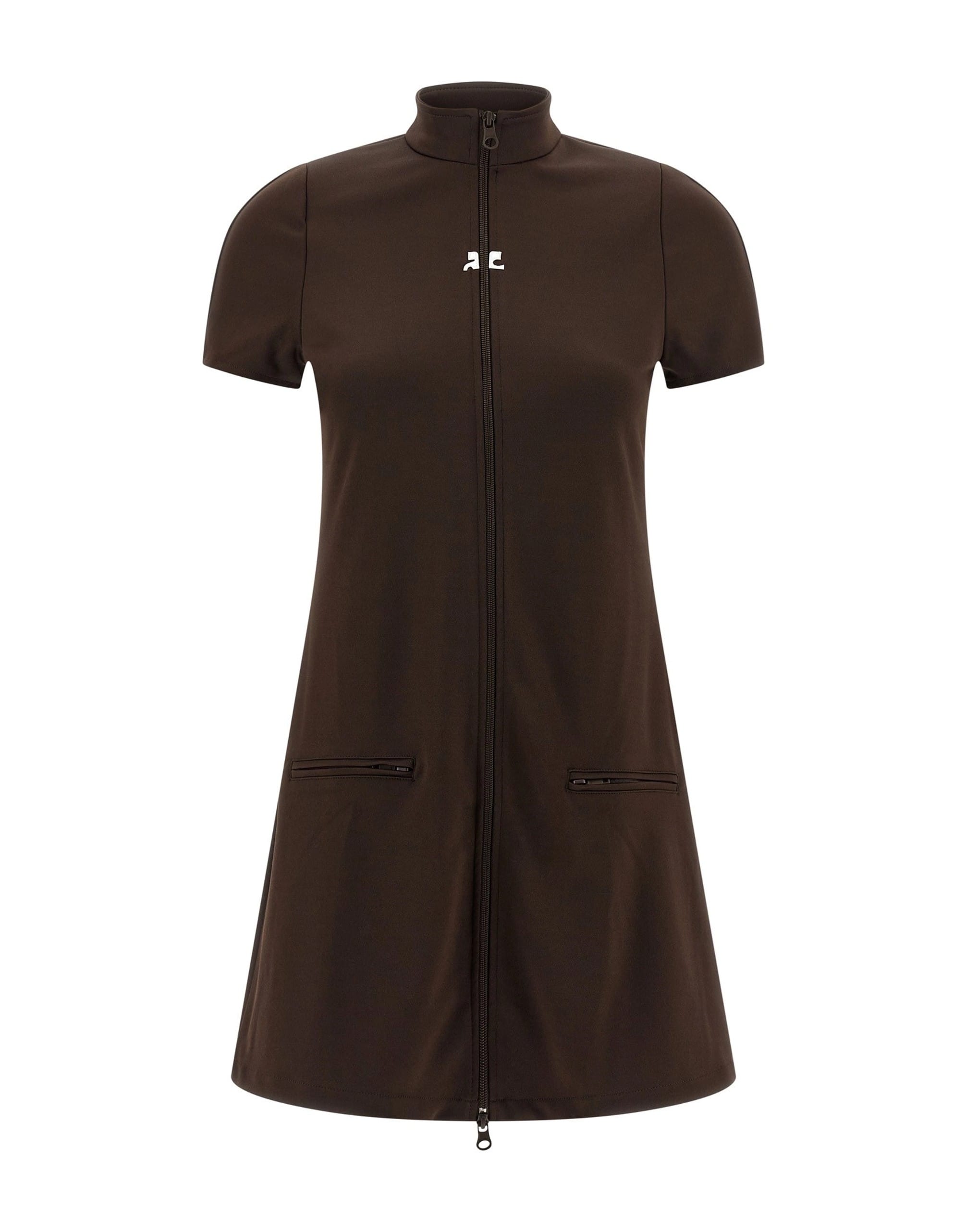 Courrèges Courrèges Interlock Tracksuit Mini Dress