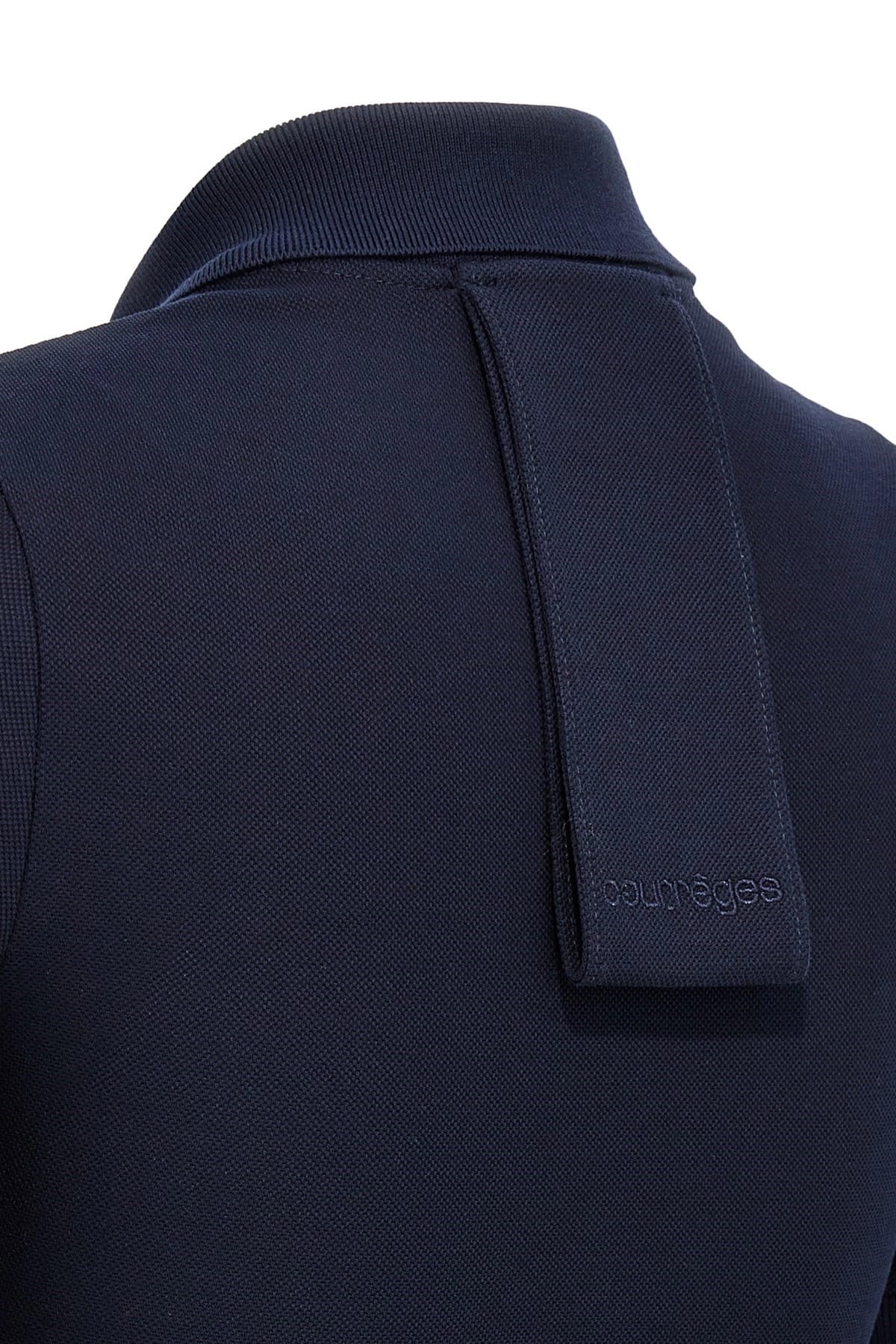 Courrèges Courrèges Piqué Polo Mini Dress