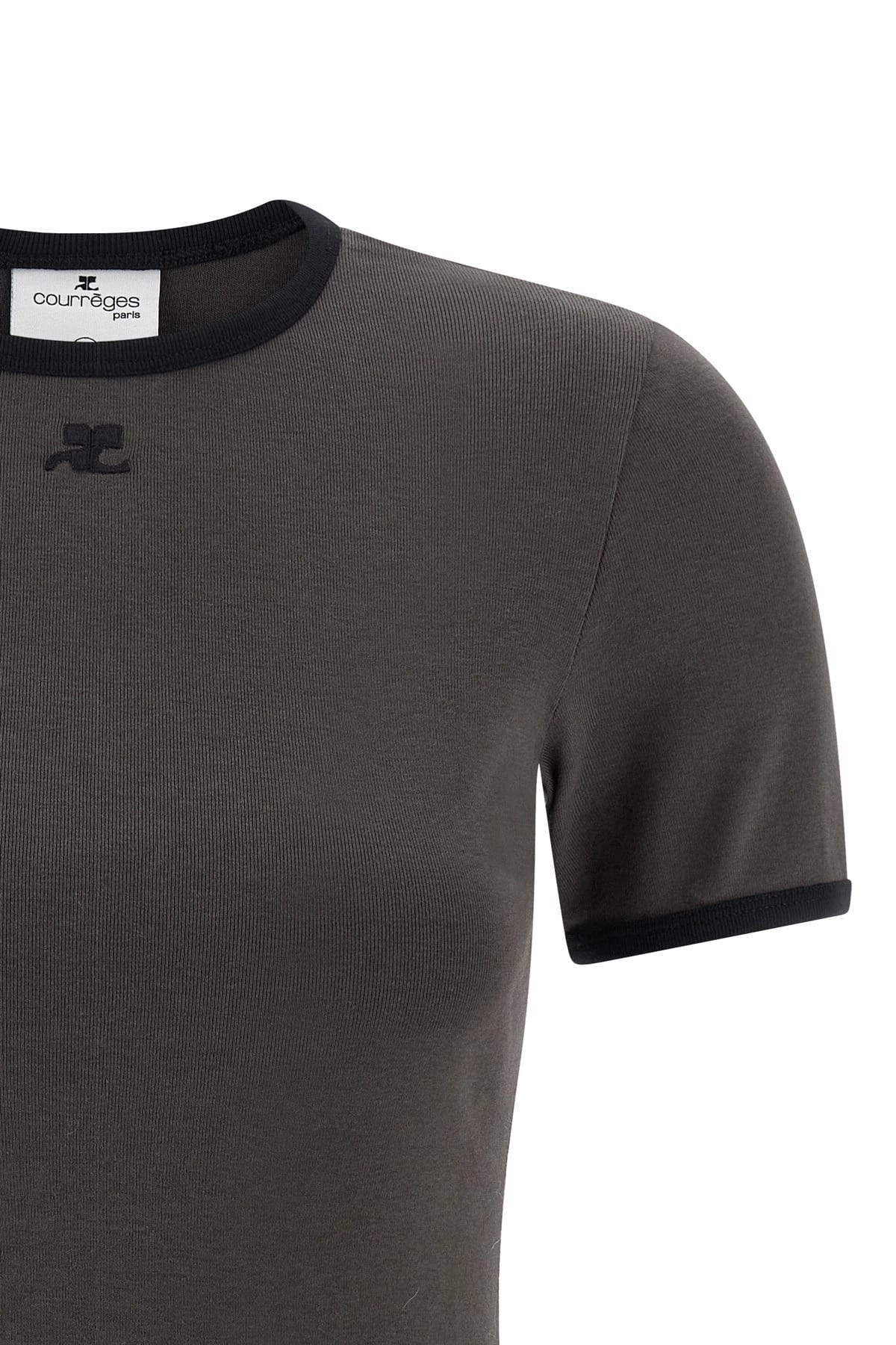 Courrèges Courrèges Signature Contrast T-Shirt