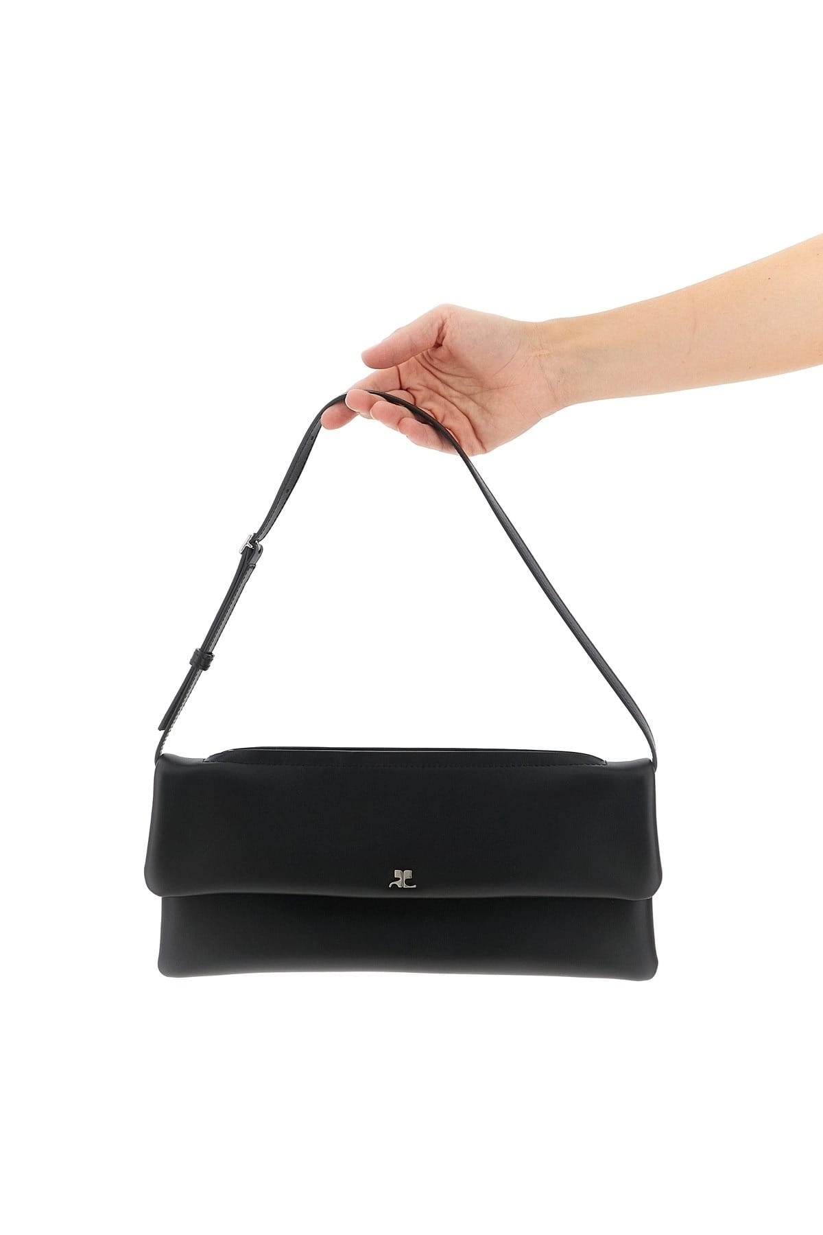 Courrèges Courrèges Smooth Leather Wrist Clutch