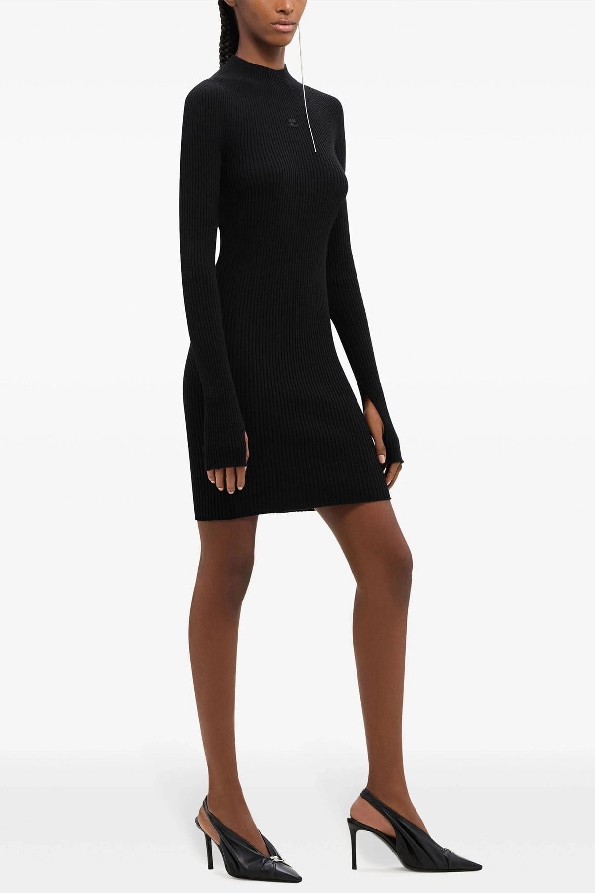 Courrèges Solar Light Rib Dress - alternate view
