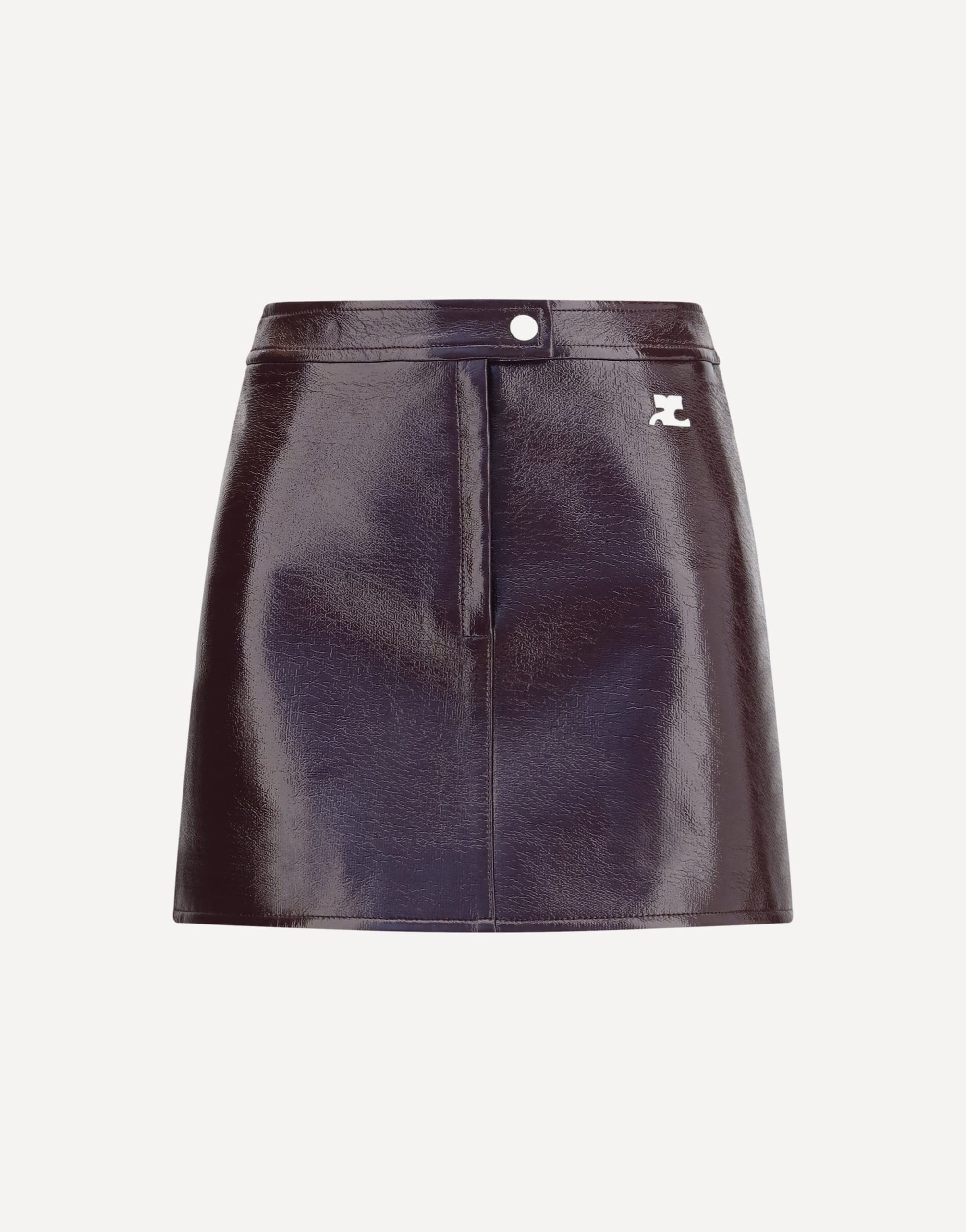 Courrèges Courrèges Vinyl Mini Skirt
