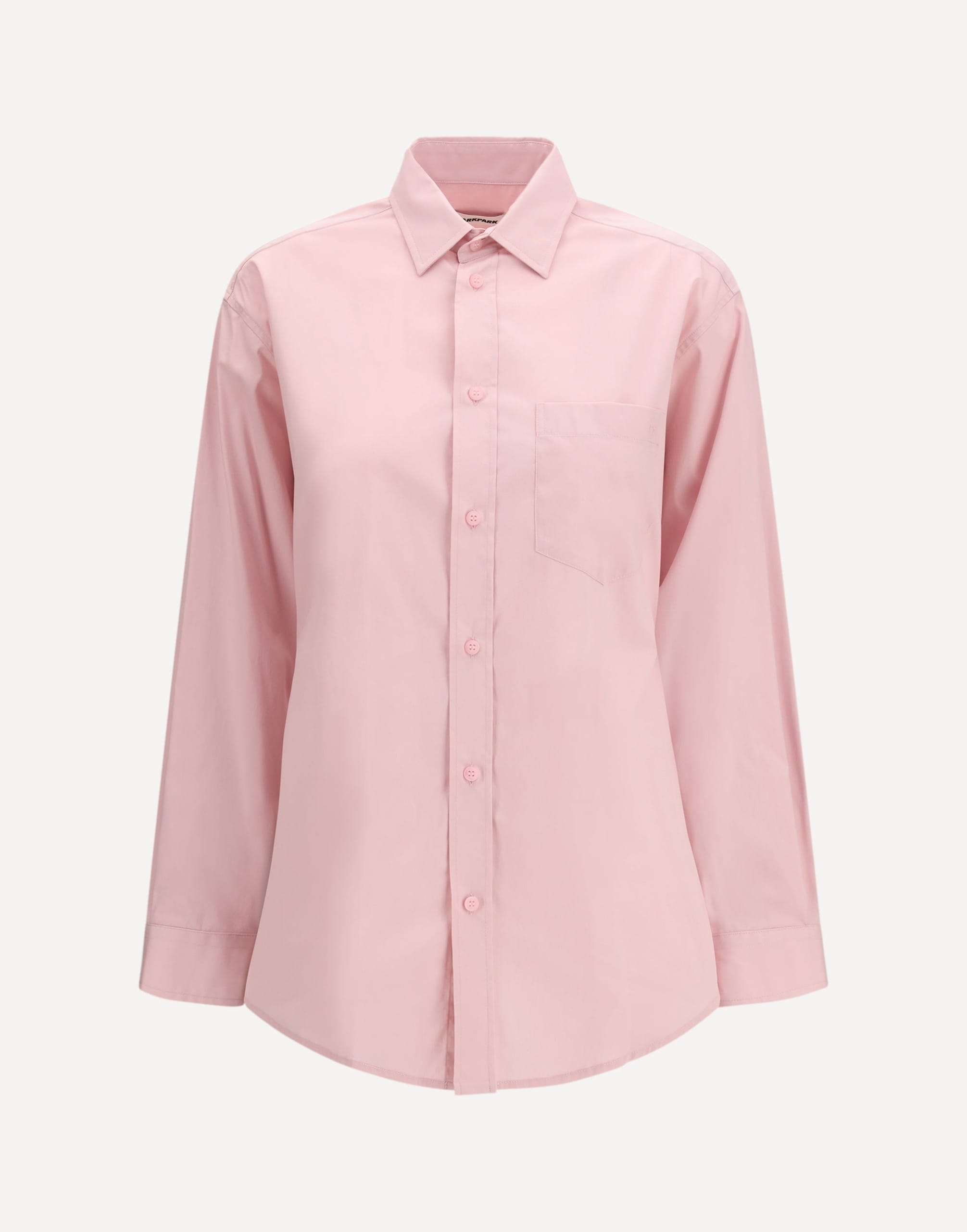 Darkpark Cotton Button-Up Shirt With Pocket