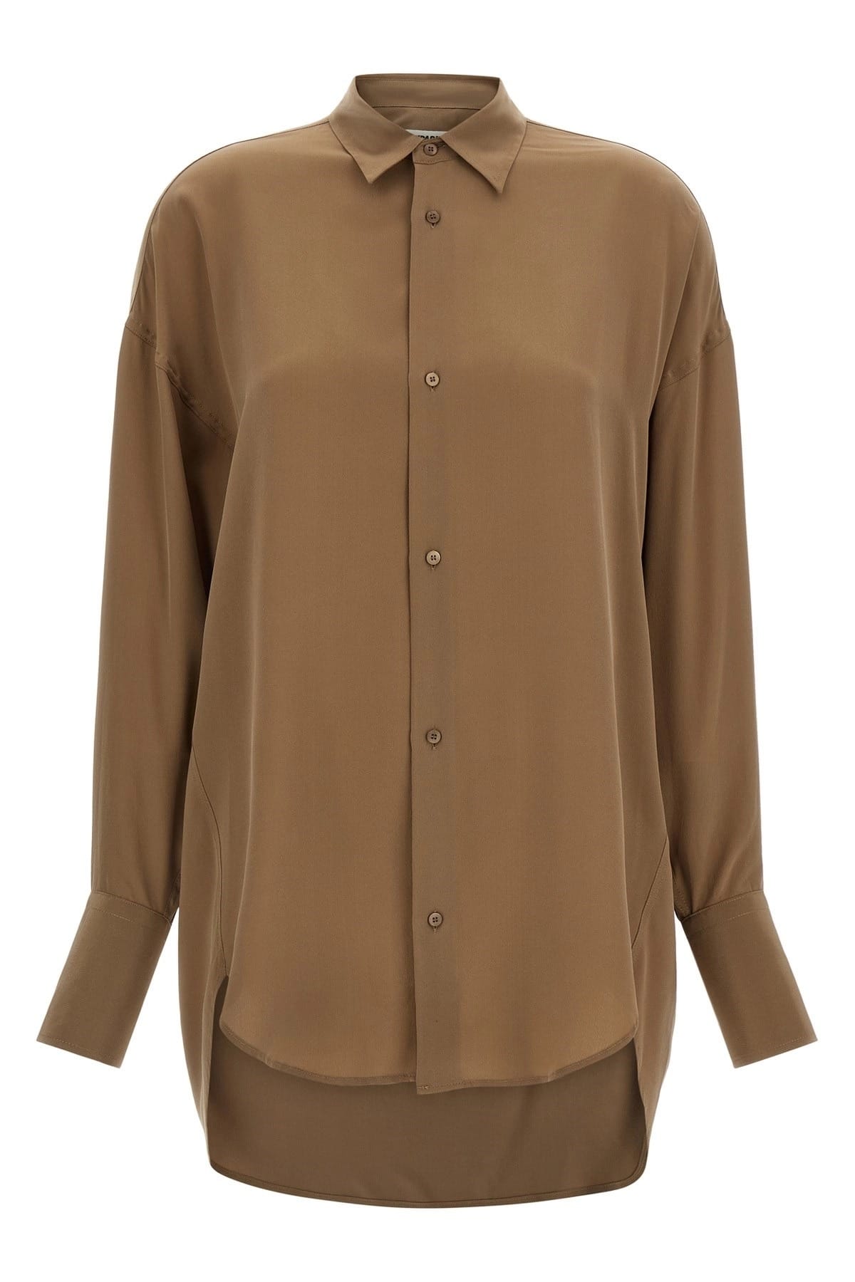 Darkpark Darkpark Georgia Silk Shirt With Scarf