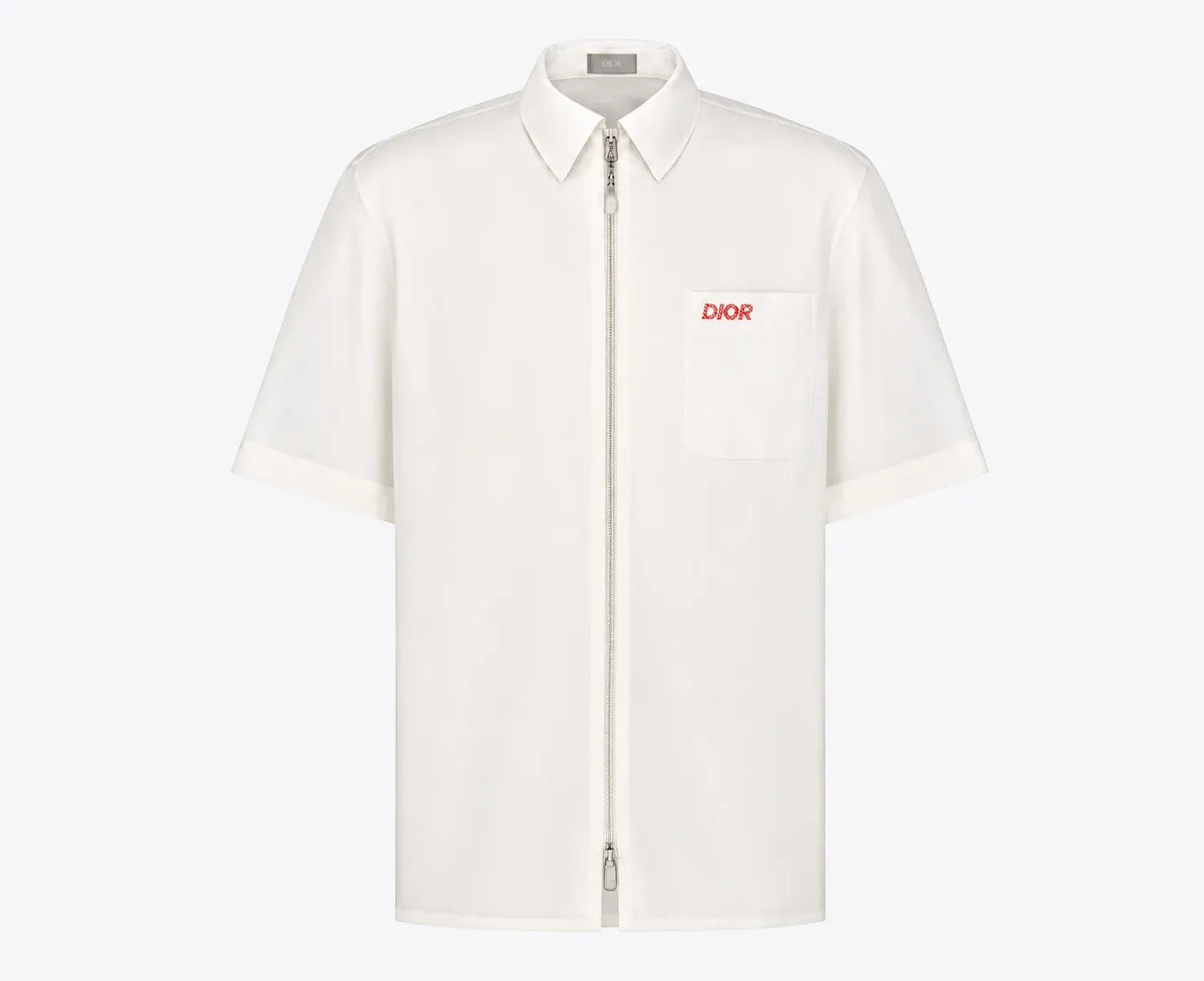 Dior Dior Zip-Front Short Sleeve Shirt