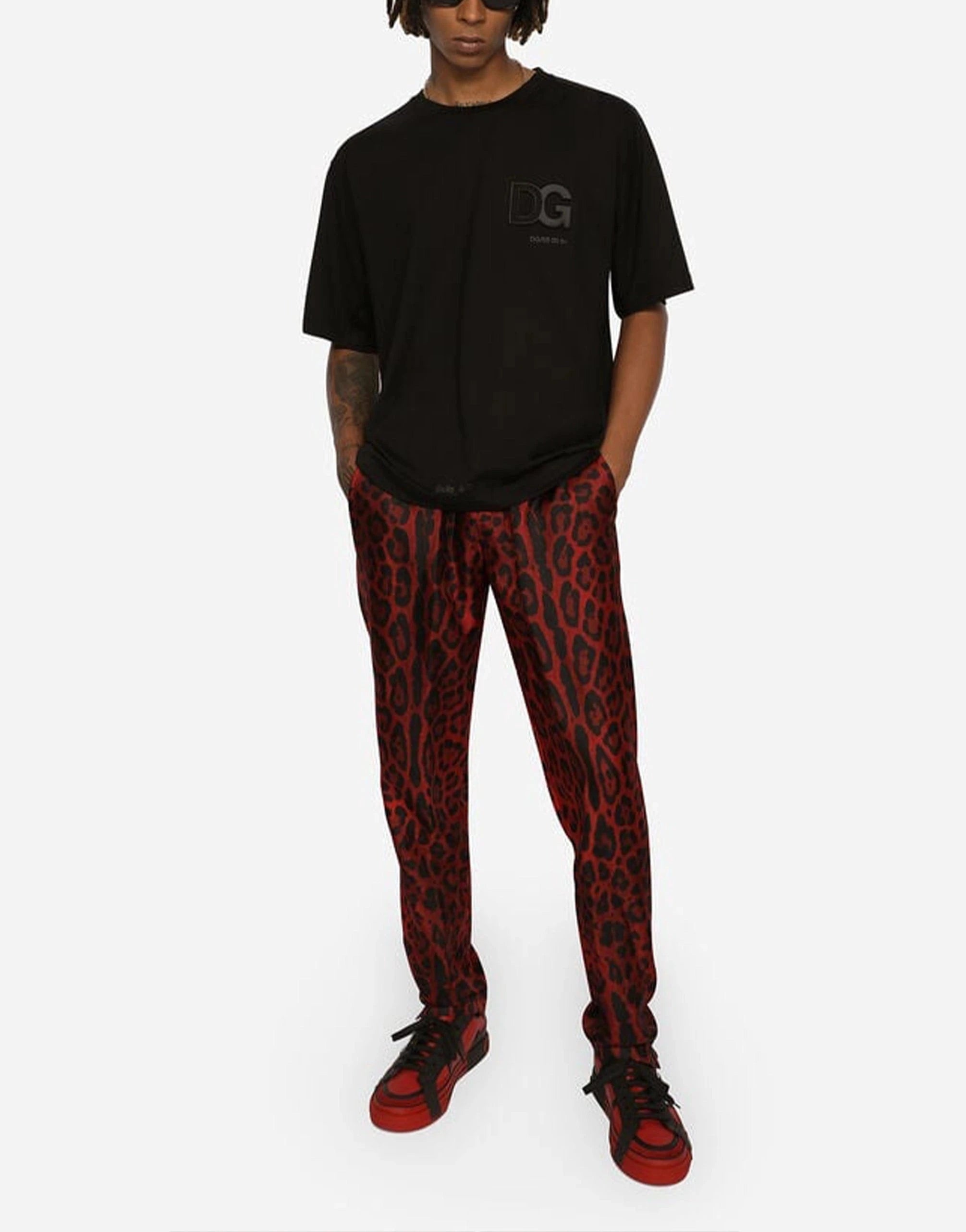 Dolce & Gabbana 3D DG Logo Cotton T-Shirt