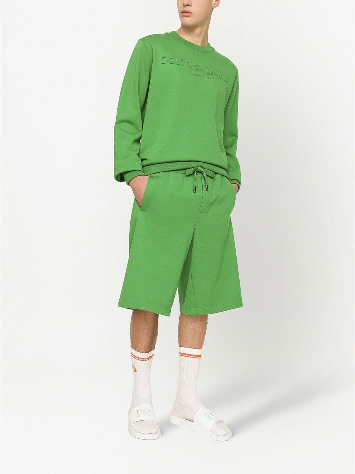 Dolce & Gabbana 3D Logo Bermuda Shorts