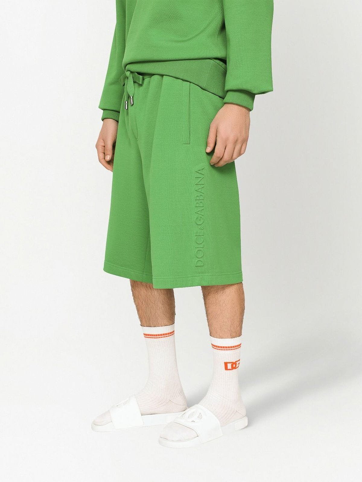 Dolce & Gabbana 3D Logo Bermuda Shorts