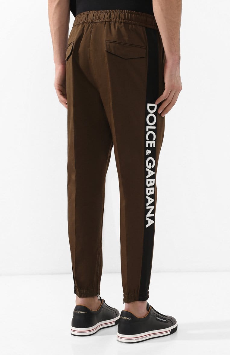 Dolce & Gabbana 3D Logo Cotton Sweatpants