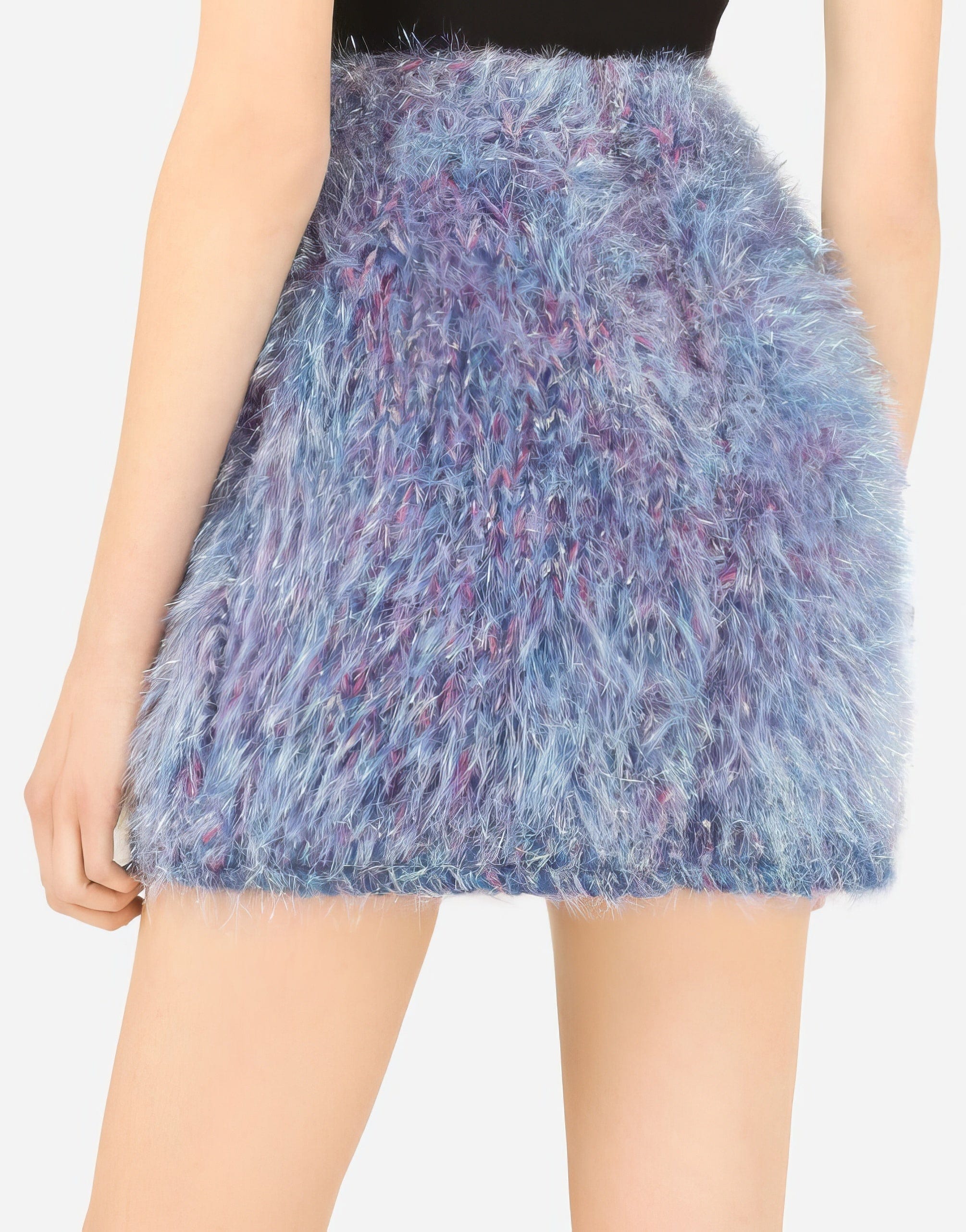 Dolce & Gabbana A-Line Knit Miniskirt