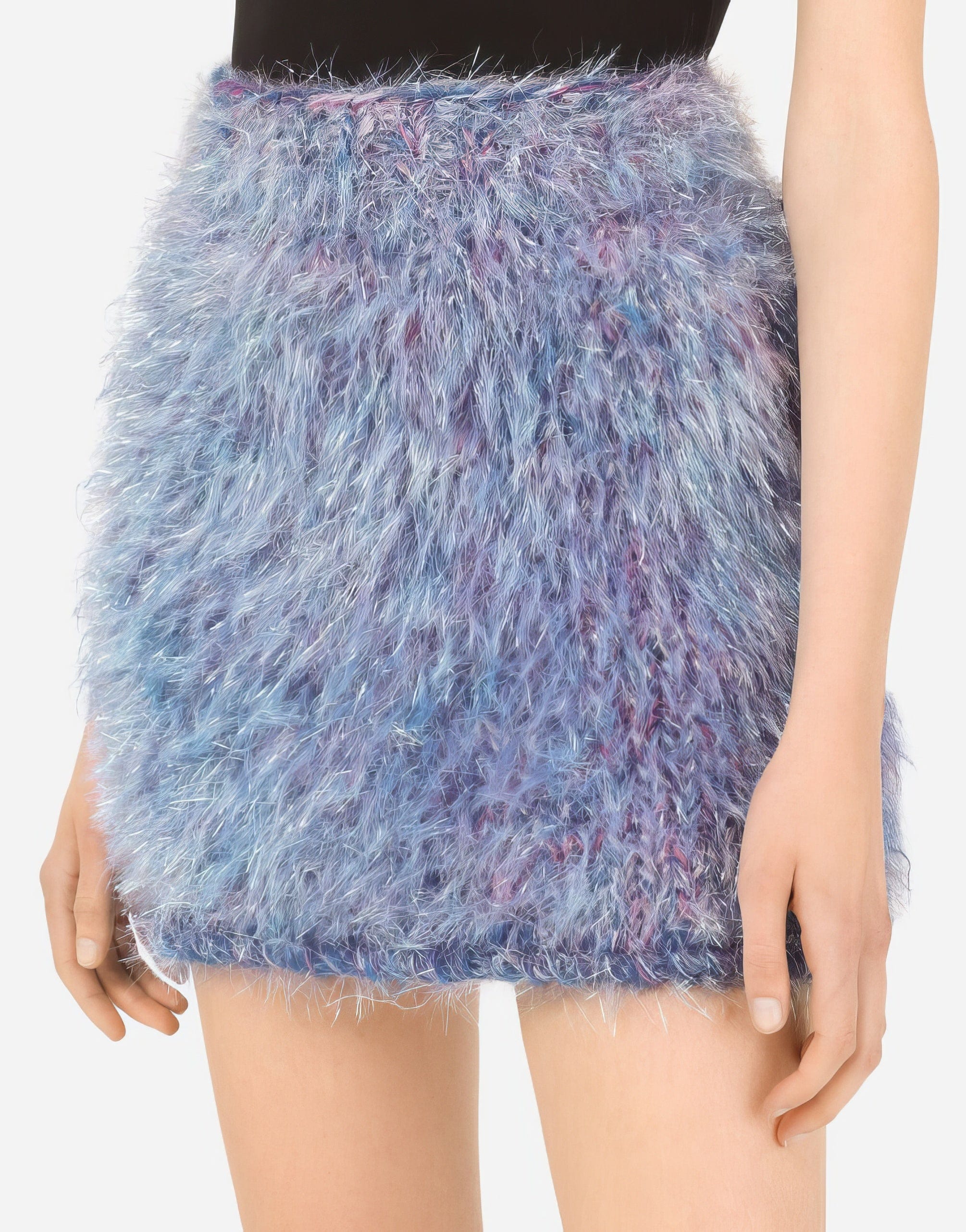 Dolce & Gabbana A-Line Knit Miniskirt