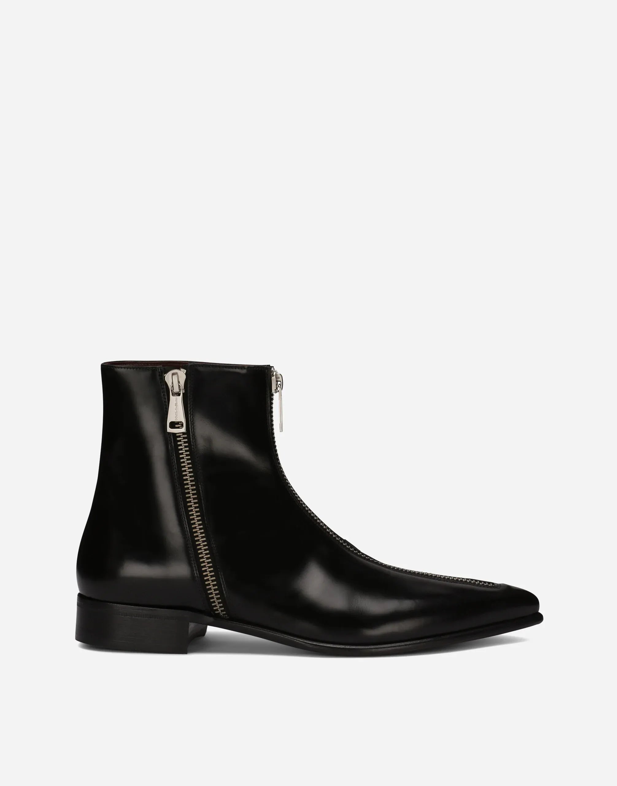 Dolce & Gabbana Achille Zipper Chelsea Boots
