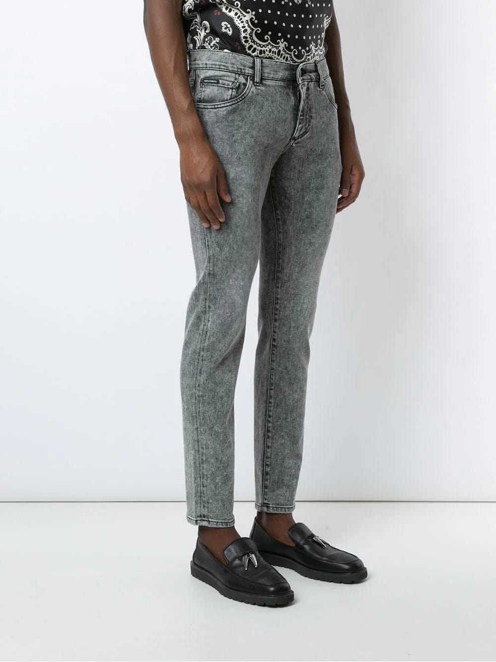 Dolce & Gabbana Acid-Wash Skinny Jeans