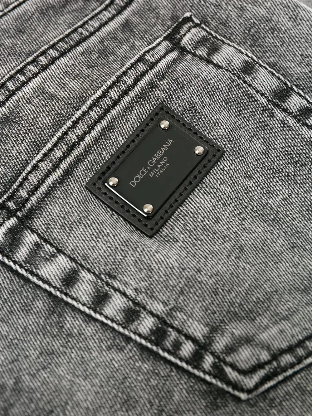 Dolce & Gabbana Acid-Wash Skinny Jeans