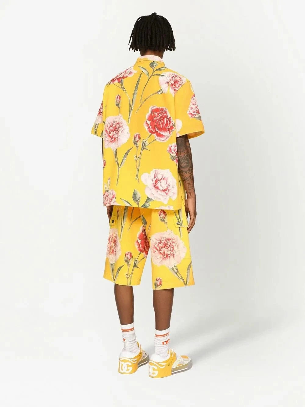 Dolce & Gabbana All-Over Carnation Print Shirt